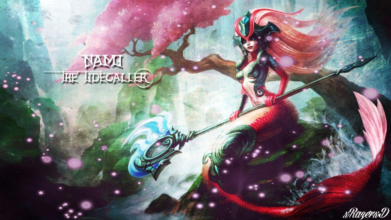 1244x700 League of Legends koi Nami (One Piece) wallpaperx1080
