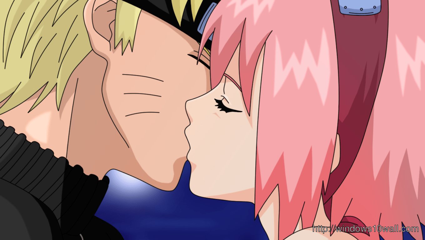 1360x768 Naruto And Sakura Kiss