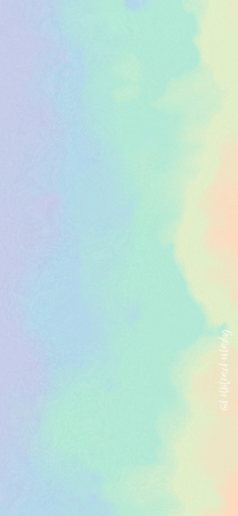 1000x2165 Digital Refresh: Rainbow Watercolor Phone + Desktop Wallpaper