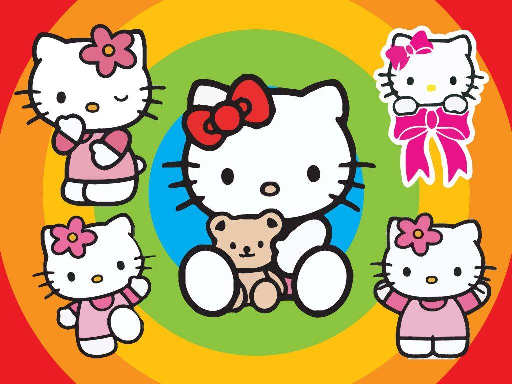 1024x768 Hello Kitty Birthday Wallpaper