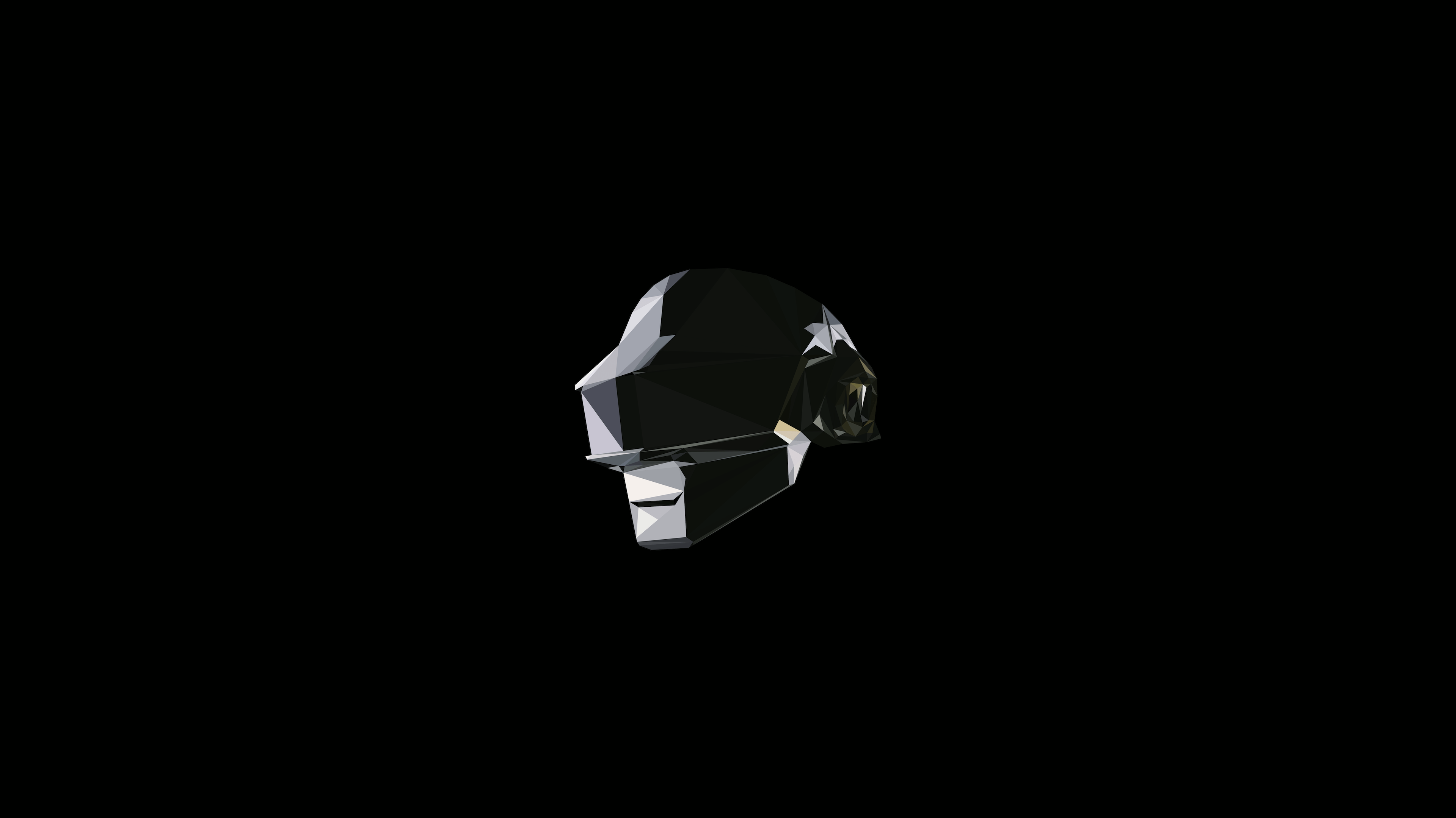 3840x2160 Low Poly Daft Punk Wallpaper (3840 X 2160). Wallpaper, Active Wallpaper, High Resolution Wallpaper