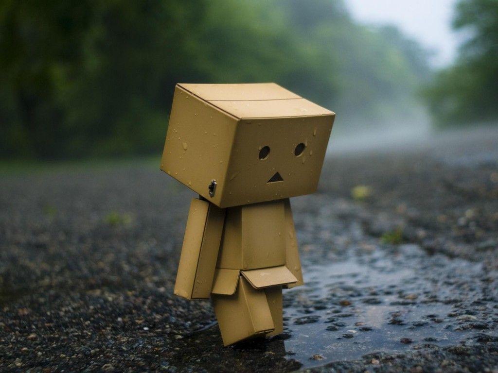 1024x768 Alone in Rain