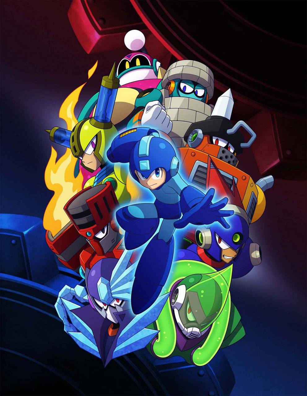 992x1280 Mega man 11 wallpaper