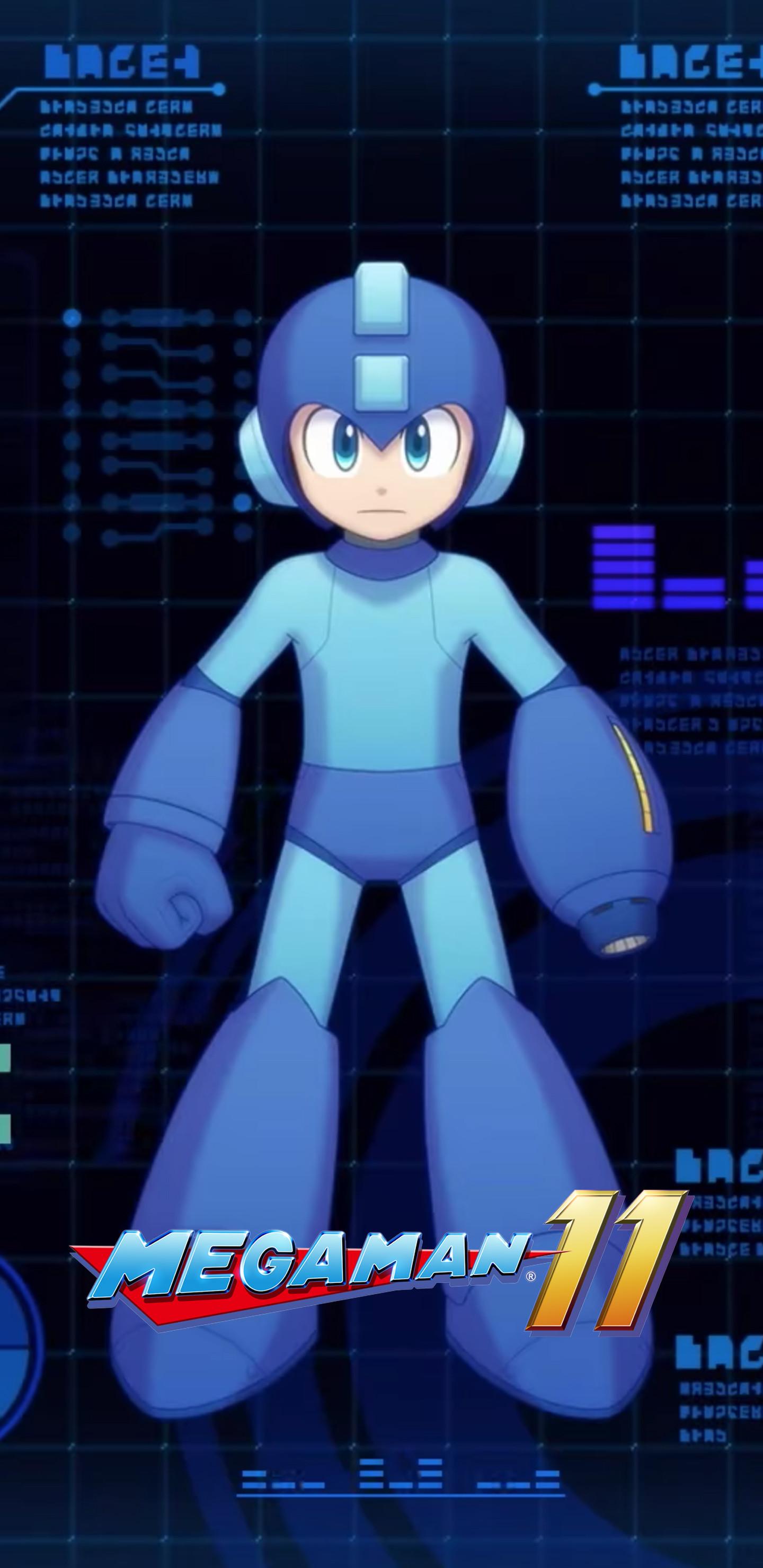 1440x2960 Mega Man 11 Buster Weapon Wallpaper. Cat with Monocle
