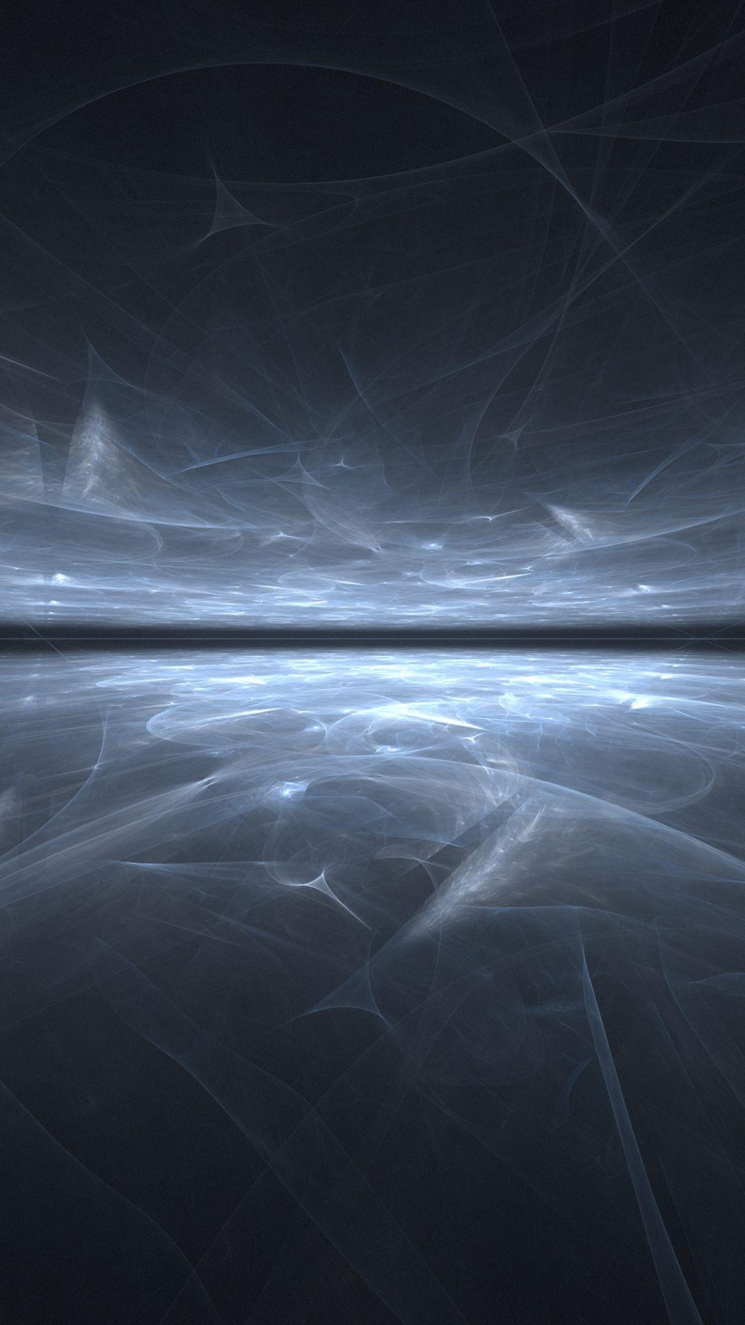 1080x1920 wallpaper: Smoke, Landscape, Abstract, Reflection, Fractal, grey. Smoke wallpaper, Geometric wallpaper background, Abstract wallpaper