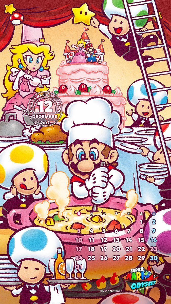 675x1200 Kicking off the start of December, Nintendo has sent out new image based around Super Mario Odyssey. The latest wallpape. Super mario art, Mario art, Super mario
