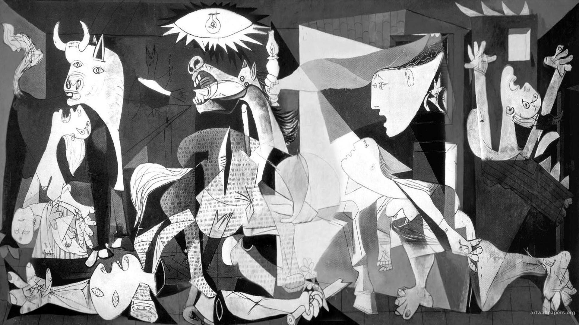 1920x1080 Pablo Picasso. Picasso guernica, Guernica painting, Picasso paintings