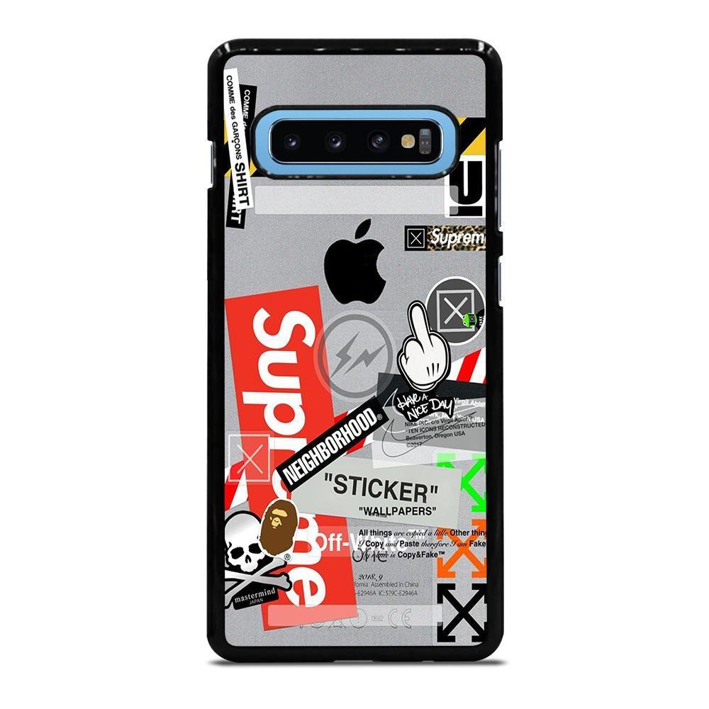 1000x1000 OFF WHITE SUPREME Samsung Galaxy S10 Plus Case Cover