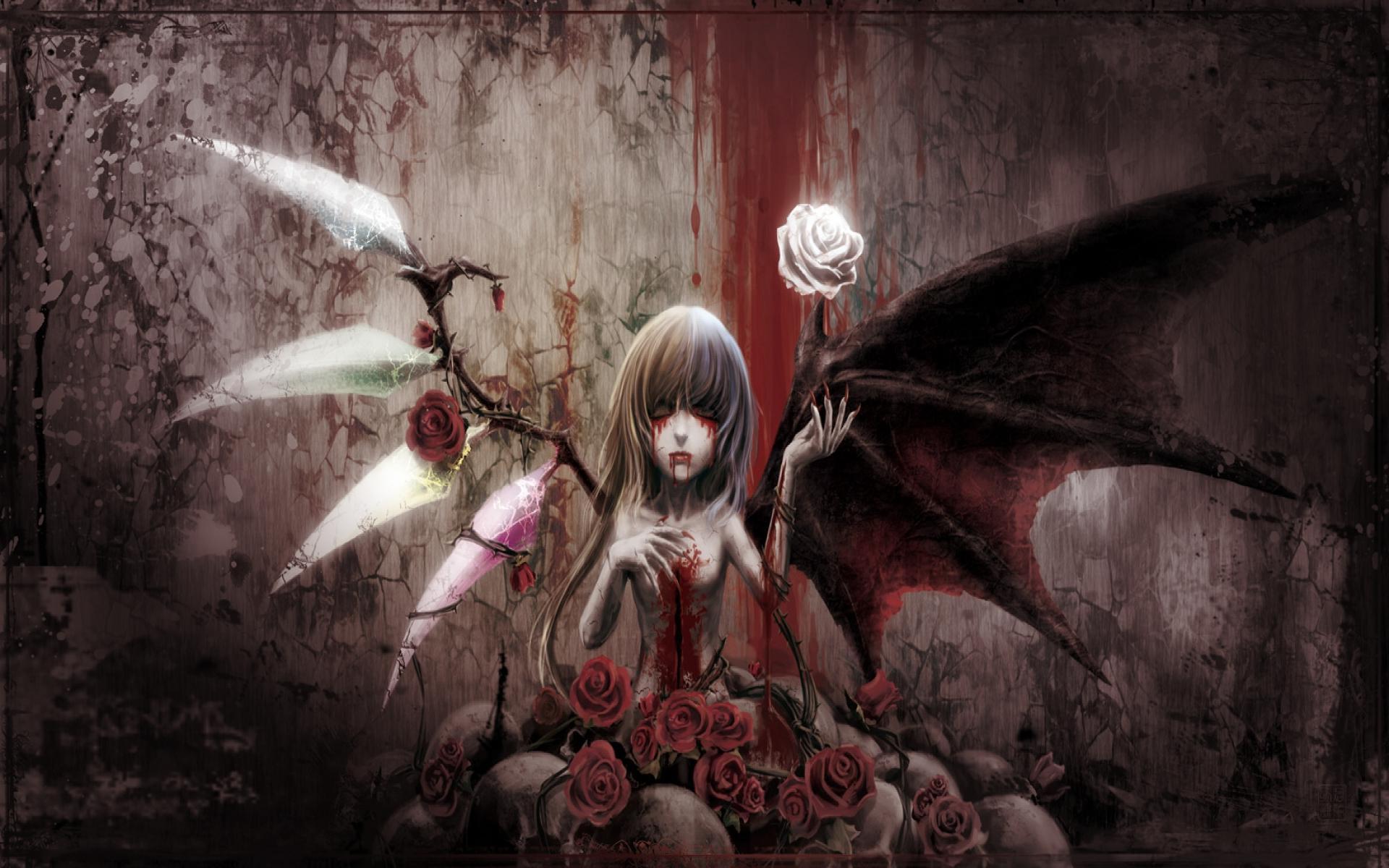 1920x1200 Anime Horror PC Wallpaper
