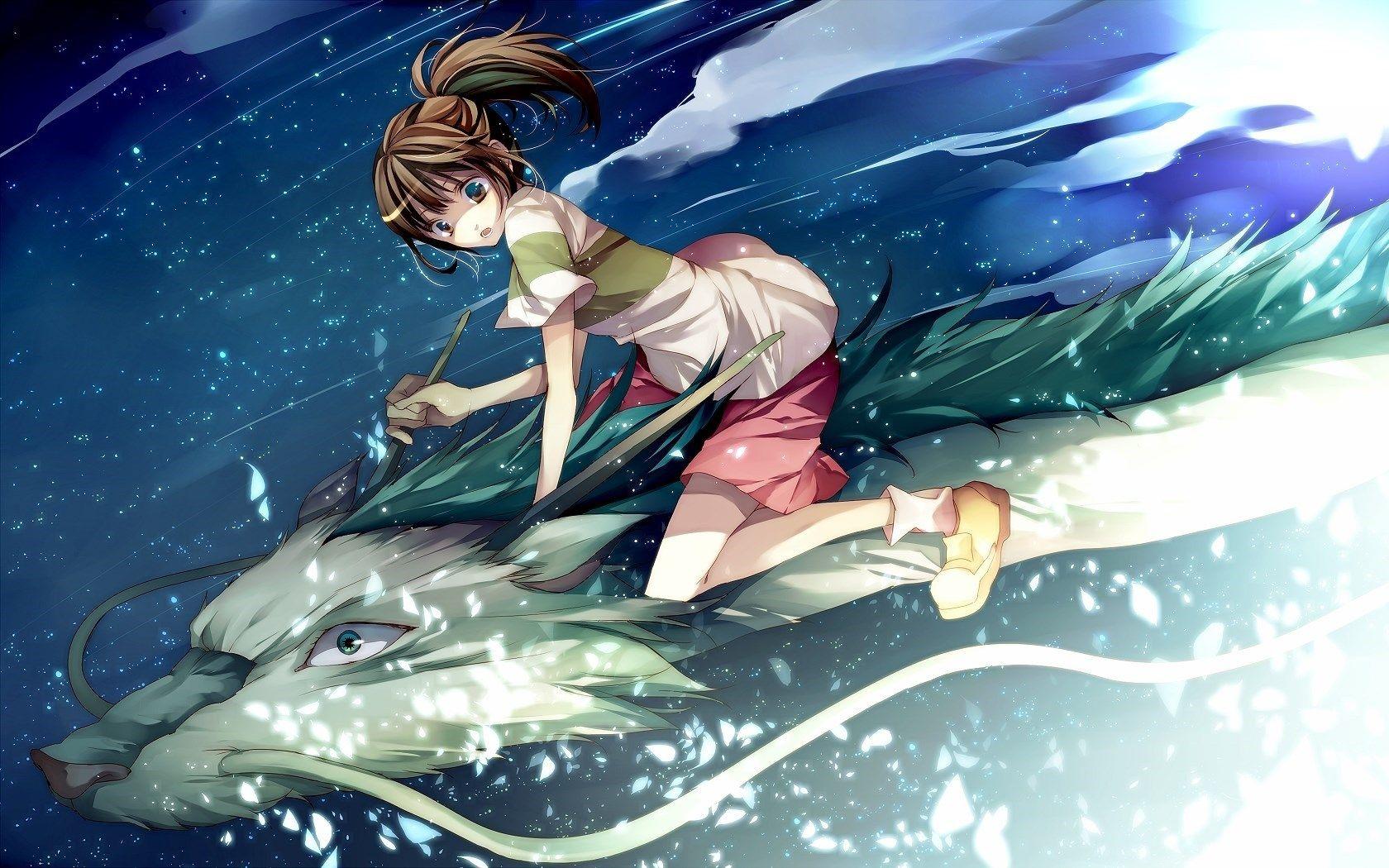 1680x1050 Dragon Girl Art Anime wallpaperx1050
