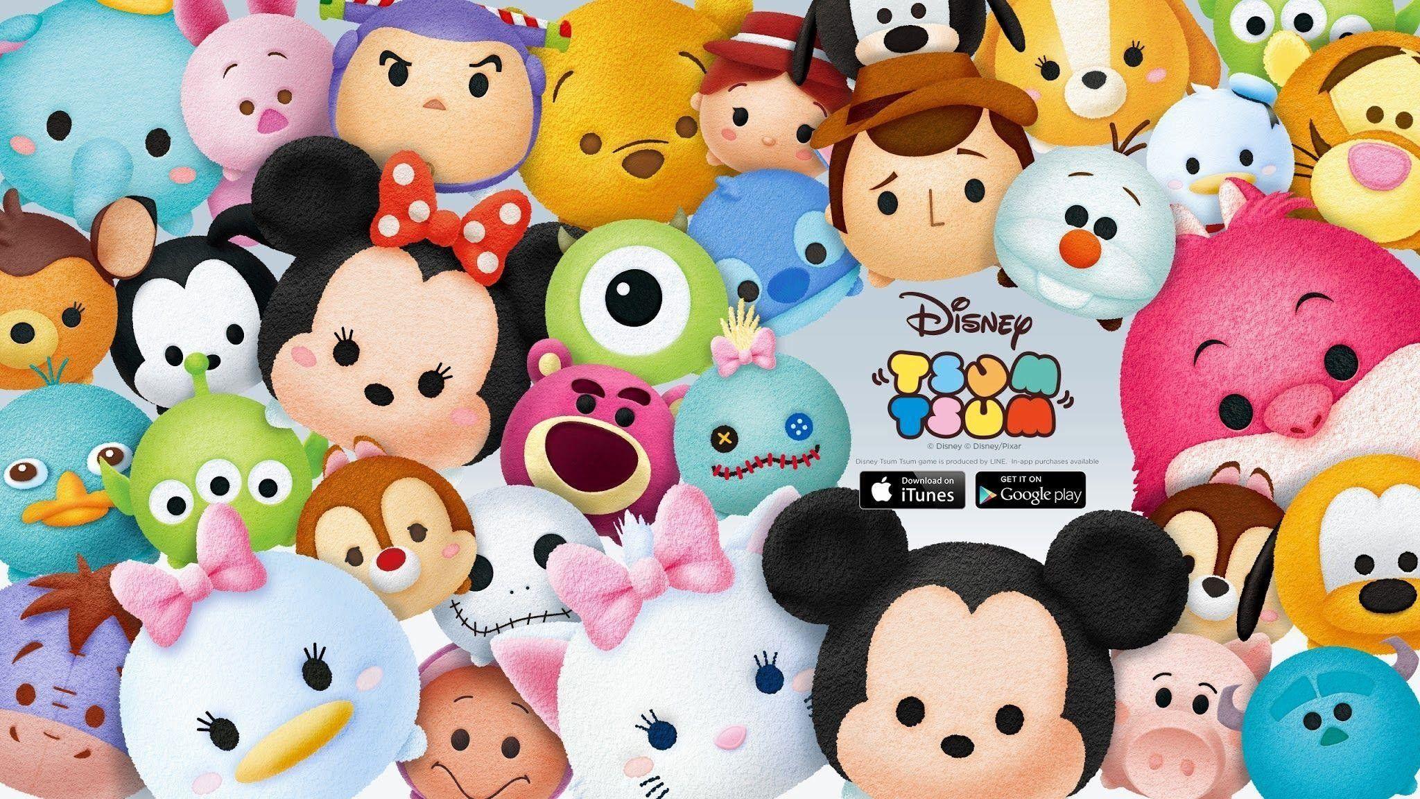 2048x1152 Tsum Tsum Wallpaper