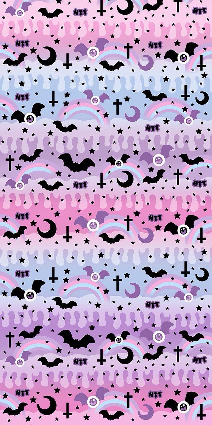 Pastel Goth Fabric Wallpaper and Home Decor  Spoonflower