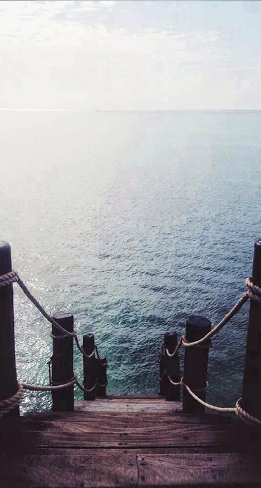 1028x1920 Pier Dock Ocean View IPhone 6 Plus HD Wallpaper. Nature Iphone Wallpaper, Landscape Wallpaper, Beautiful Nature Wallpaper