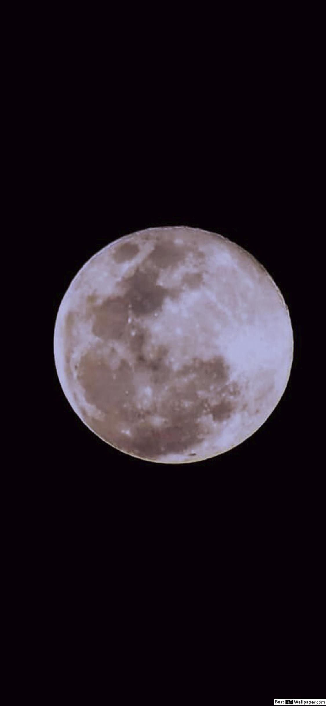 1125x2436 Mega moon HD wallpaper download