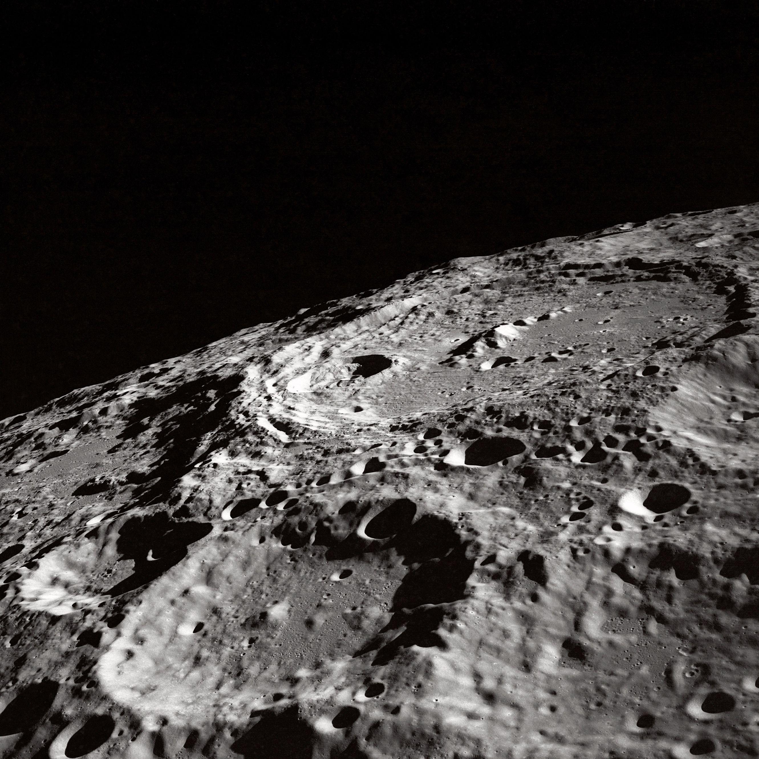 2662x2662 Wallpaper Weekends: NASA Moon's Surface iPad, iPhone, and Apple Watch
