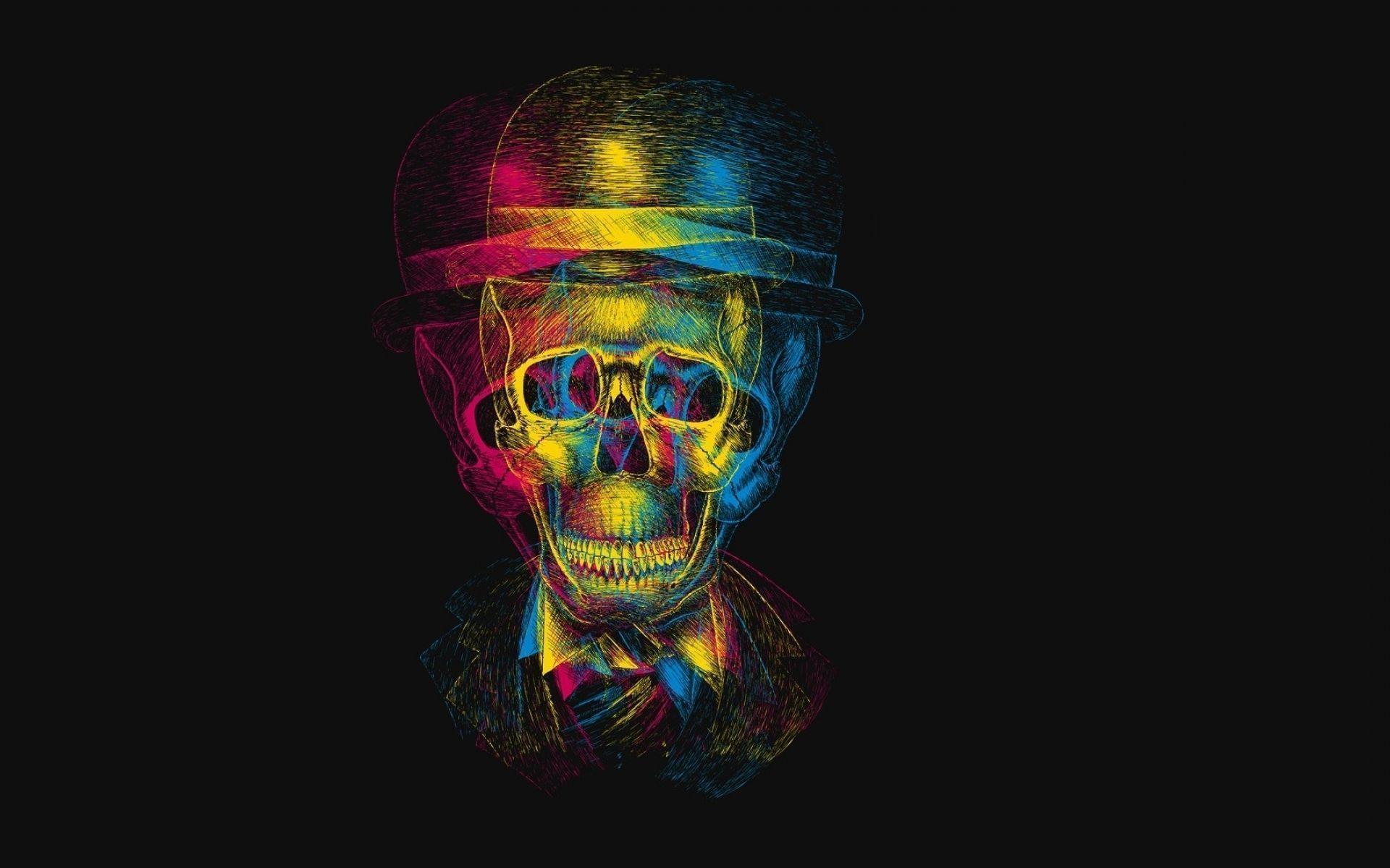 1920x1200 Abstract Skull Wallpaper