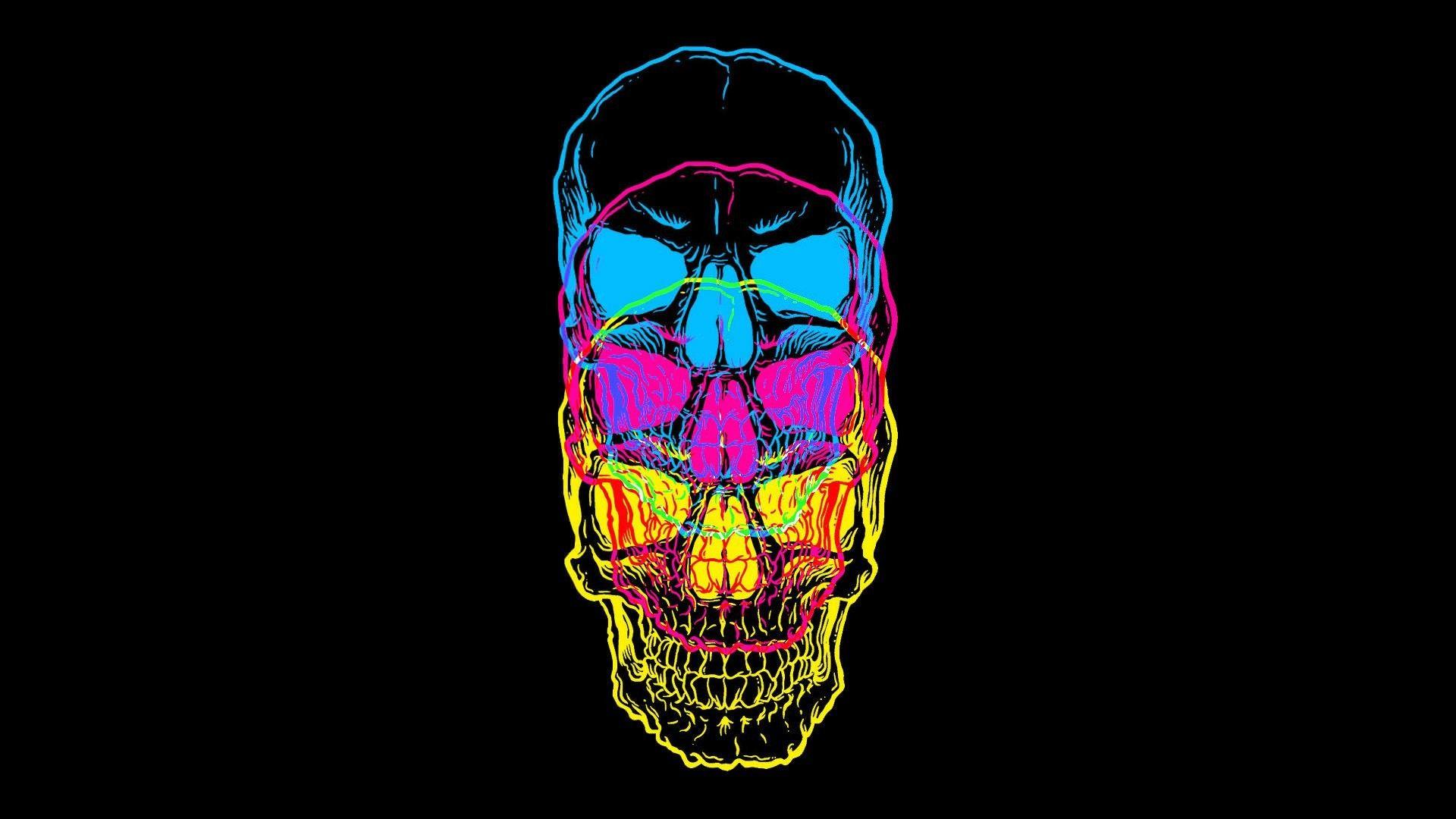 3D Colorful Skull Wallpapers - Top Free 3D Colorful Skull Backgrounds ...