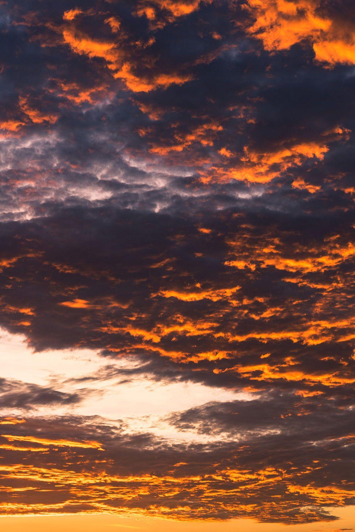 1200x1800 Orange sunset clouds. All of the orange things. Sky aesthetic, Clouds photography, Clouds