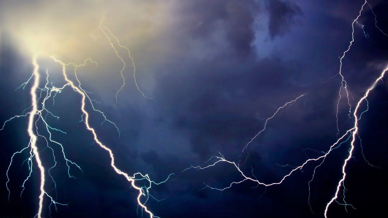 1280x720 Live Thunderstorm Hour Thunder and Rain Sounds for Sleep