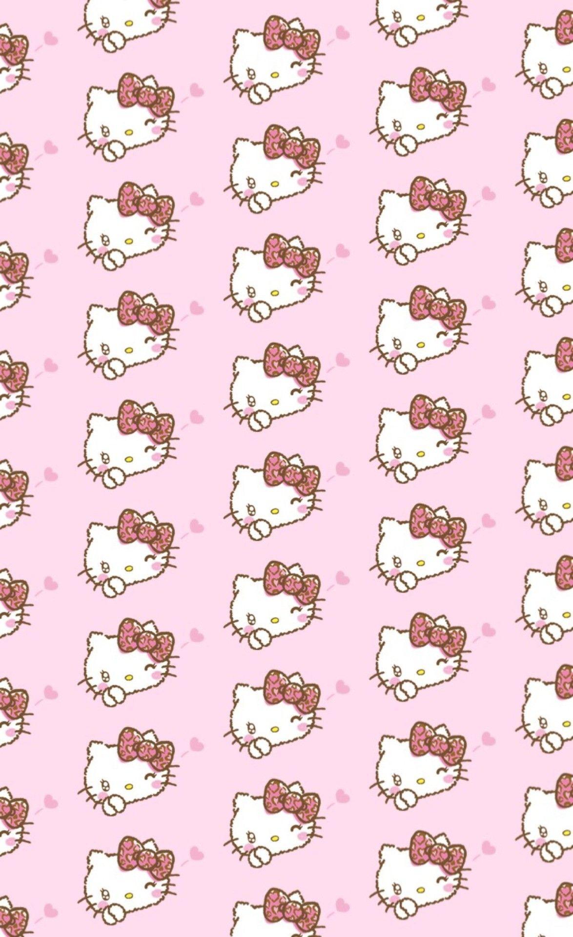 1174x1920 Hello Kitty Pink Wallpaper