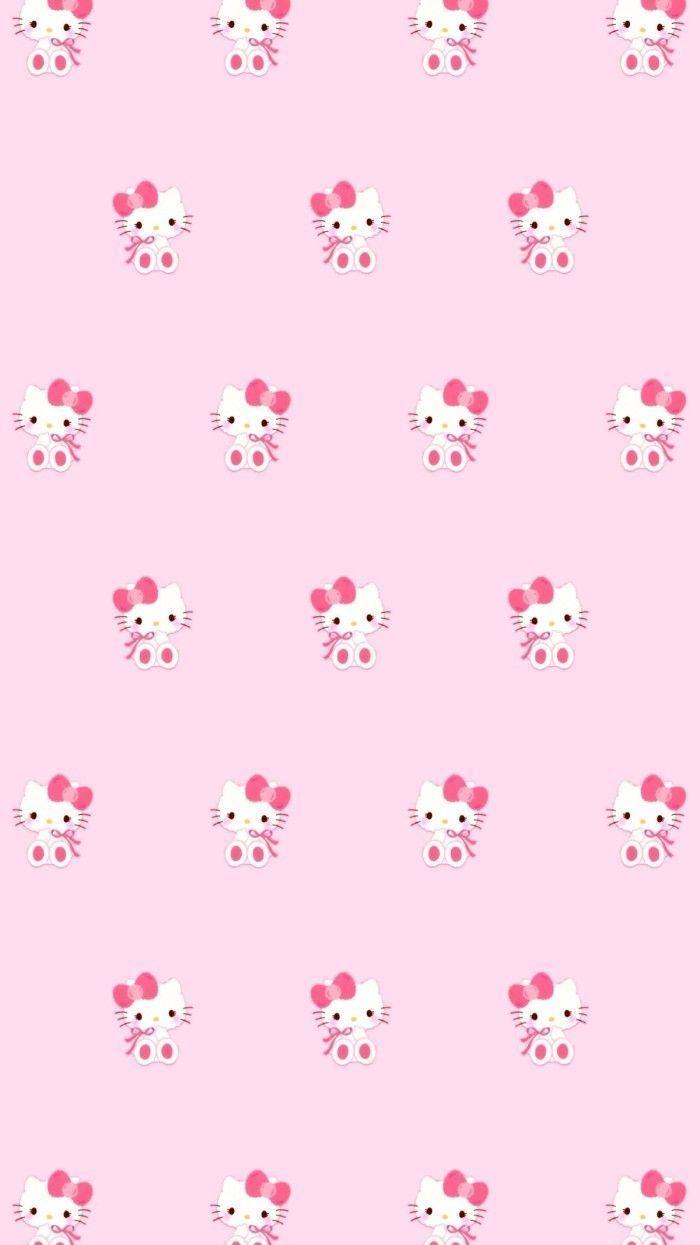700x1245 Pin Lauren Bergeron On Hello Kitty Pink Wallpaper Hello within The Brilliant Hello Kitty Background Pinterest. Hello kitty background, Pink wallpaper hello kitty, Pink hello kitty