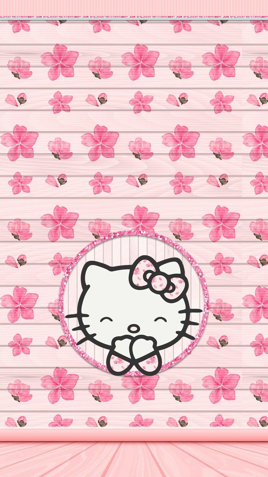 900x1600 cherry_blossom #wallpaper #iphone #android. Hello kitty picture, Hello kitty, Hello kitty background