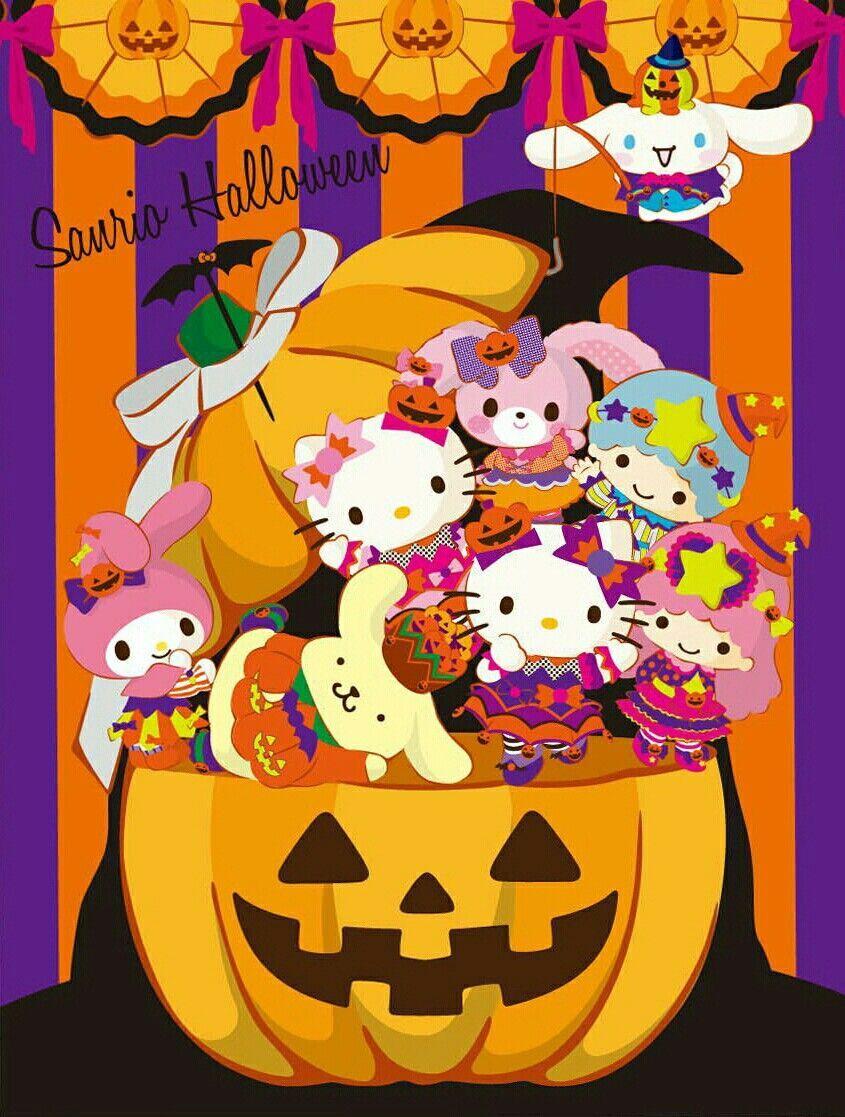 Halloween with Sanrio – Cookies and Wallpaper – kaoani