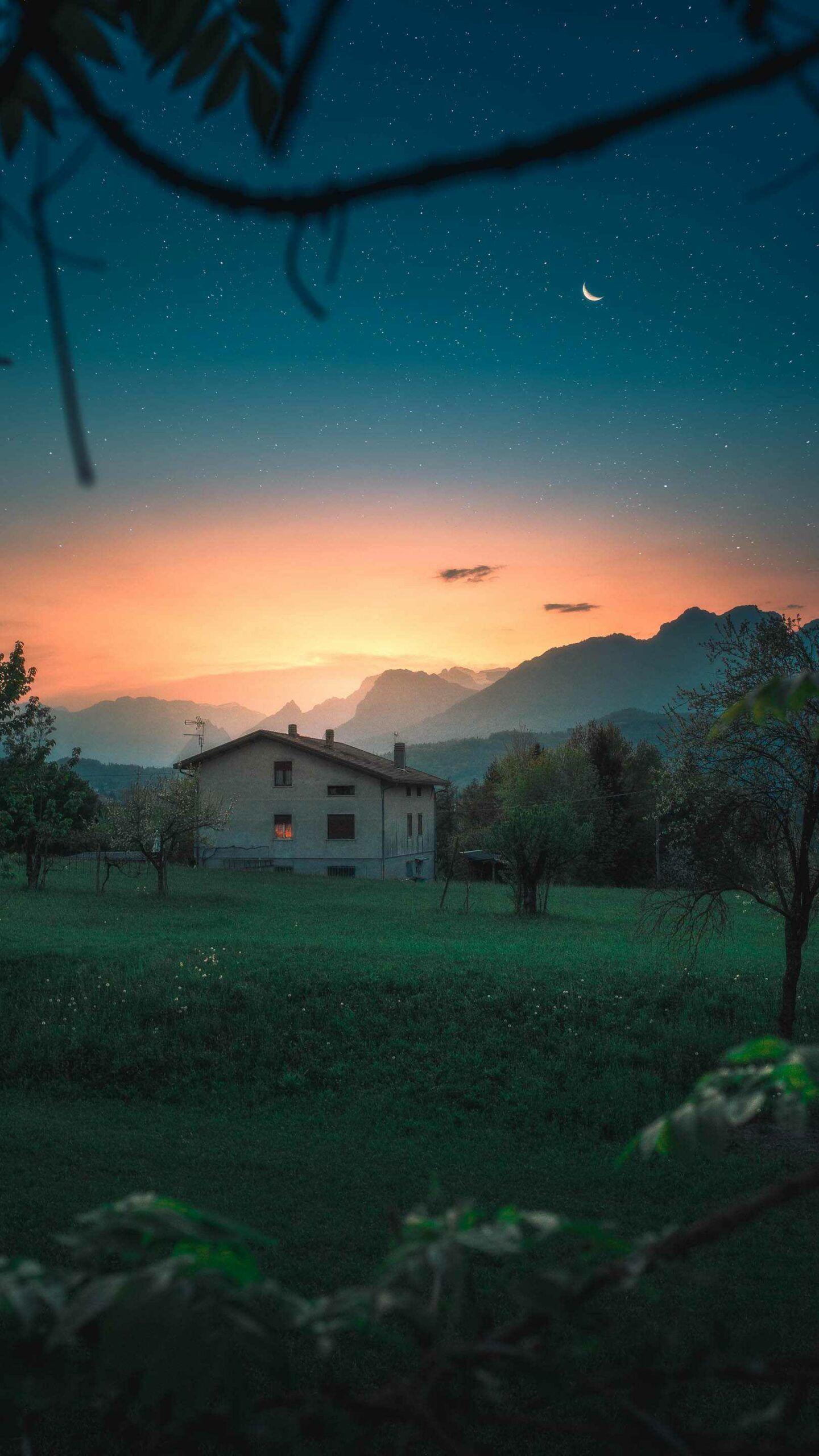 1440x2560 Quiet Twilight IPhone Wallpaper. Android wallpaper, Scenic landscape, Aesthetic wallpaper