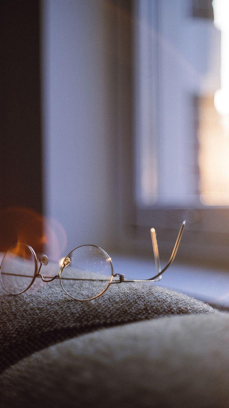 750x1334 iPhone X wallpaper. lonly quiet day home glasses sunlight