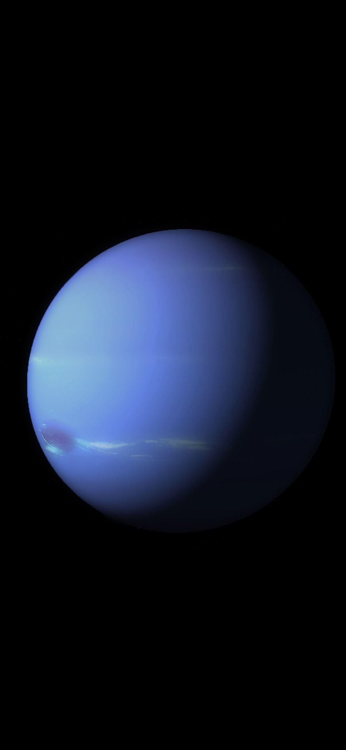 1125x2436 iPhoneXpapers planet apple dark space blue