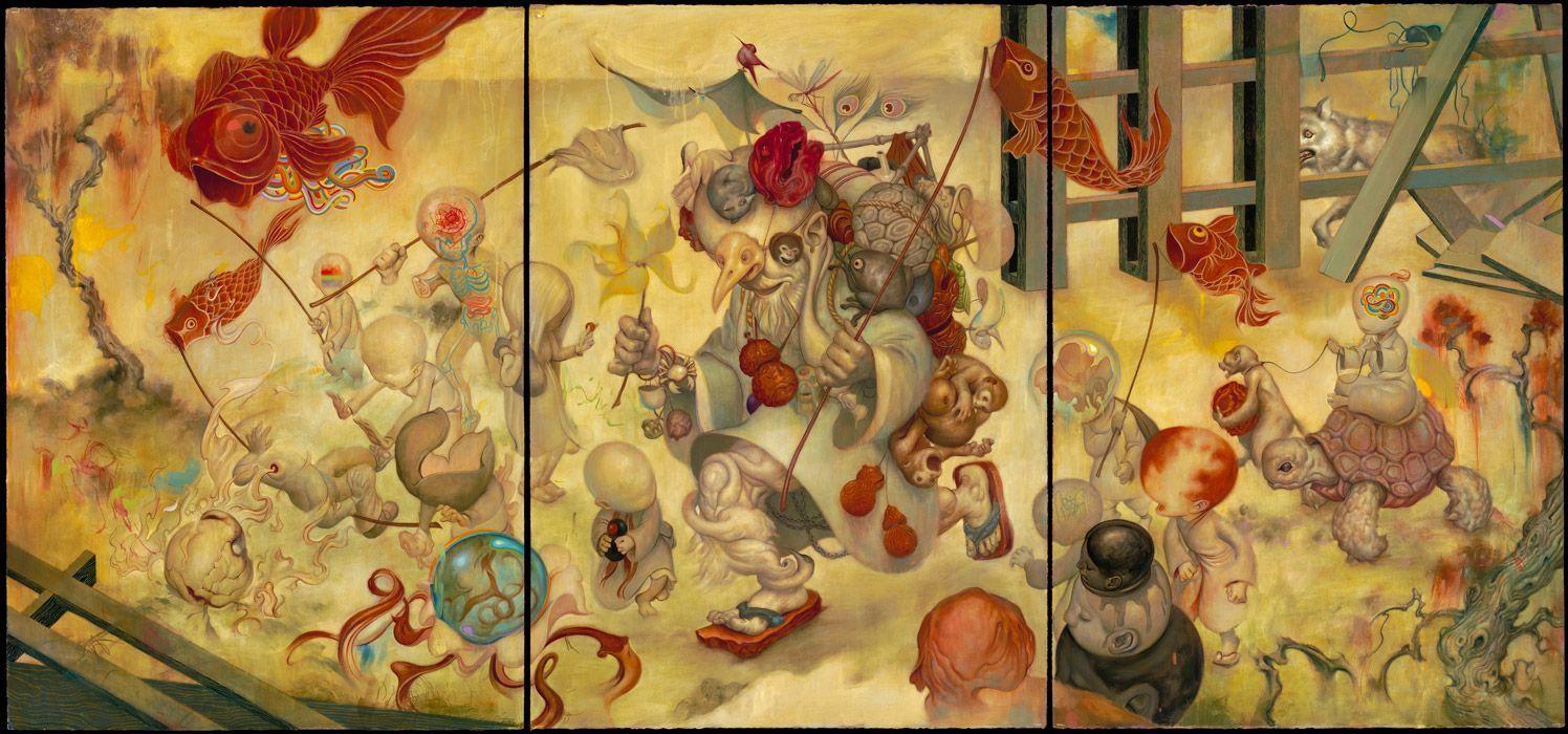 1496x700 James Jean Wallpaper