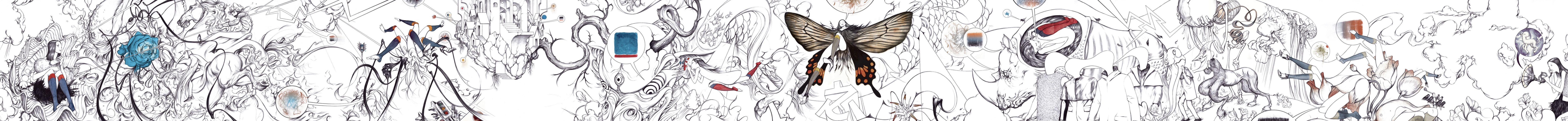 7709x596 PC James Jean Wallpaper, Aysel Fortey