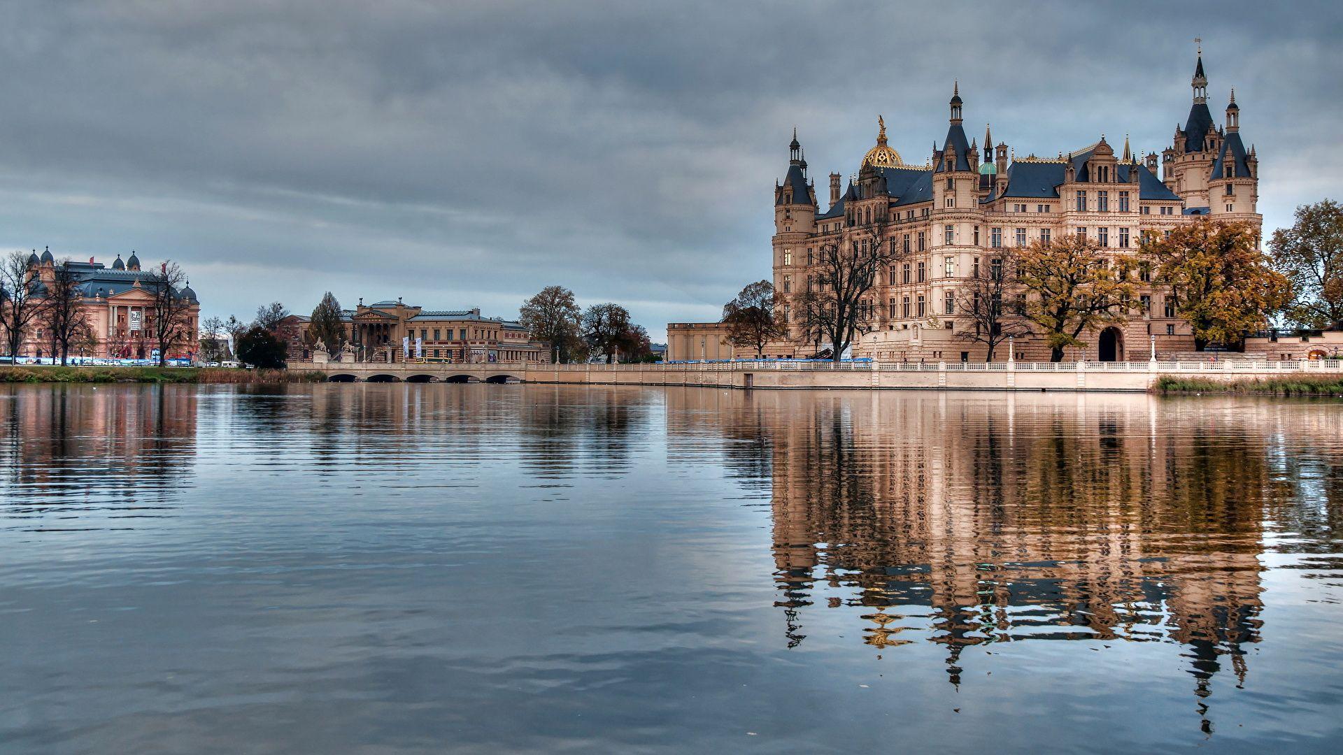 1920x1080 Photos Hamburg Germany HDRI river Water Cities 1920x1080