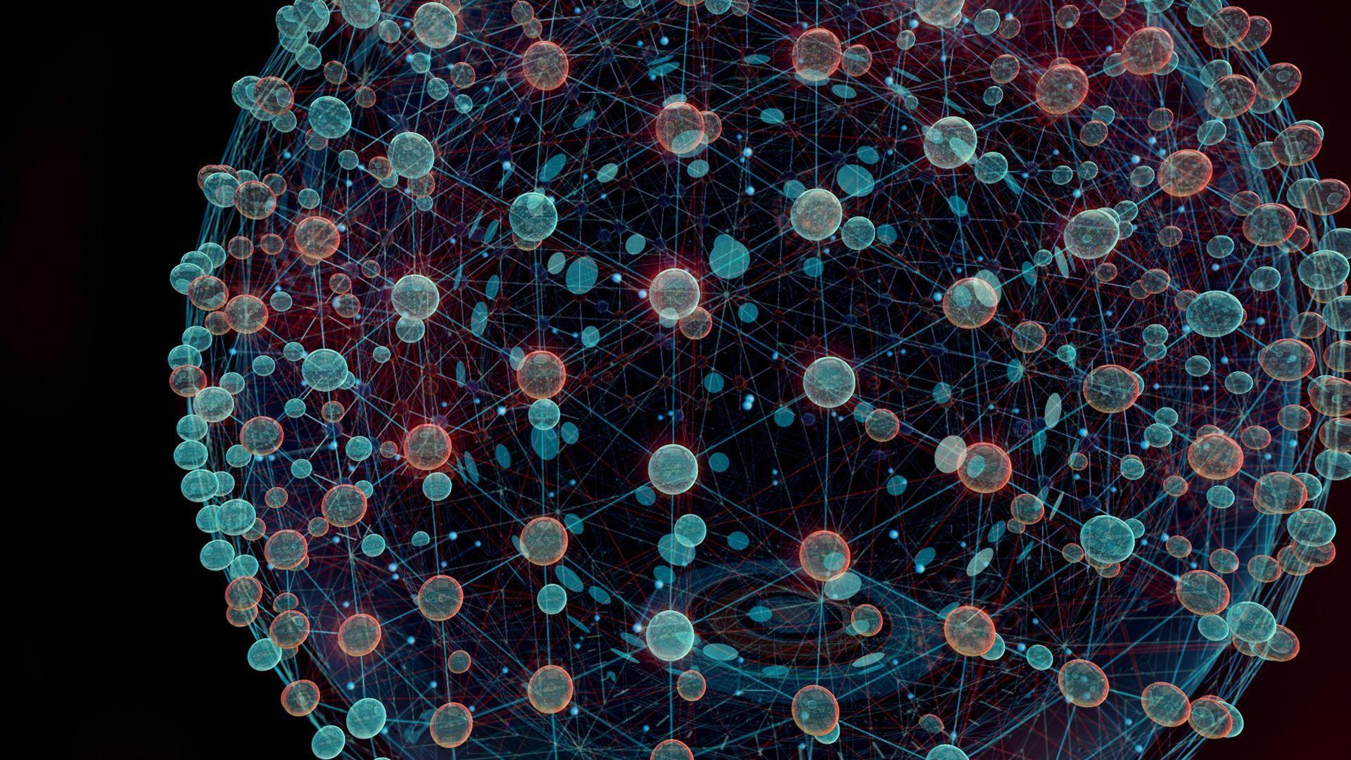 1920x1080 Molecule Wallpaper. Desktop picture, Art wallpaper, HD wallpaper