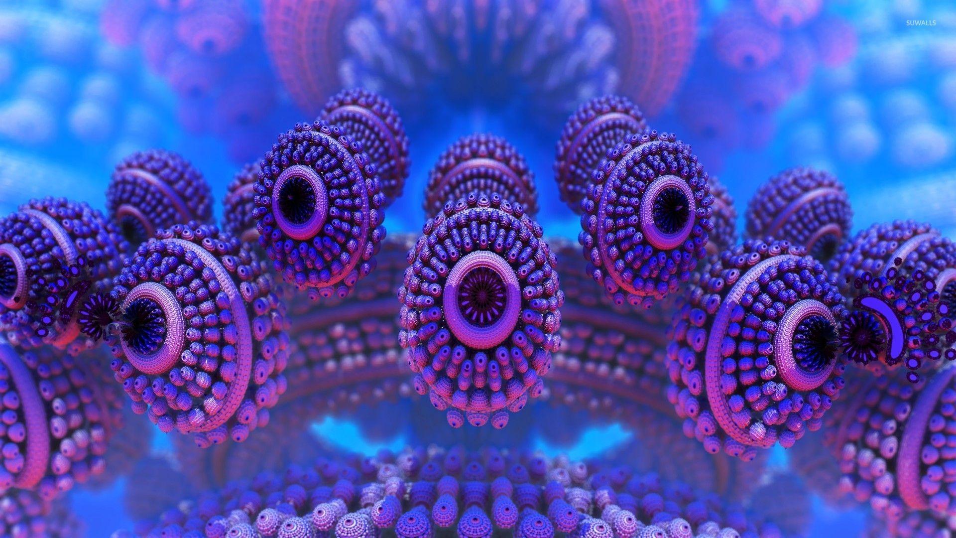 1920x1080 Fractal molecules wallpaper wallpaper