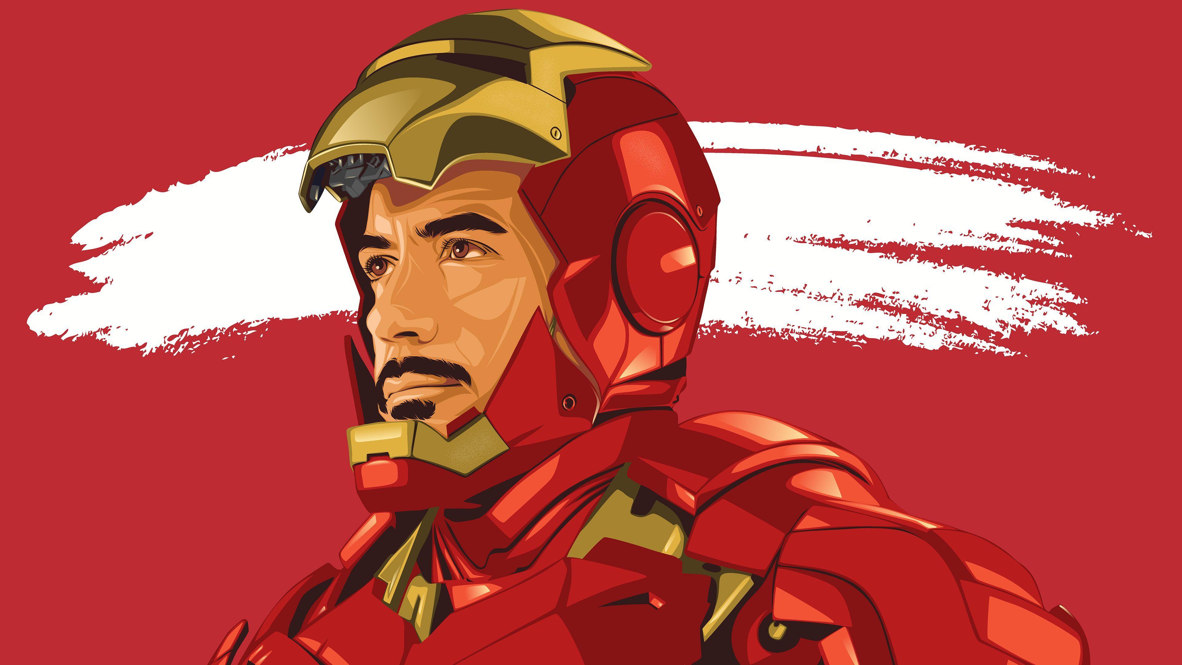 3840x2160 Iron Man New Artwork 4k superheroes wallpaper, iron man wallpaper, hd- wallpaper, digital art wallpaper. Iron man wallpaper, Marvel paintings, Marvel background