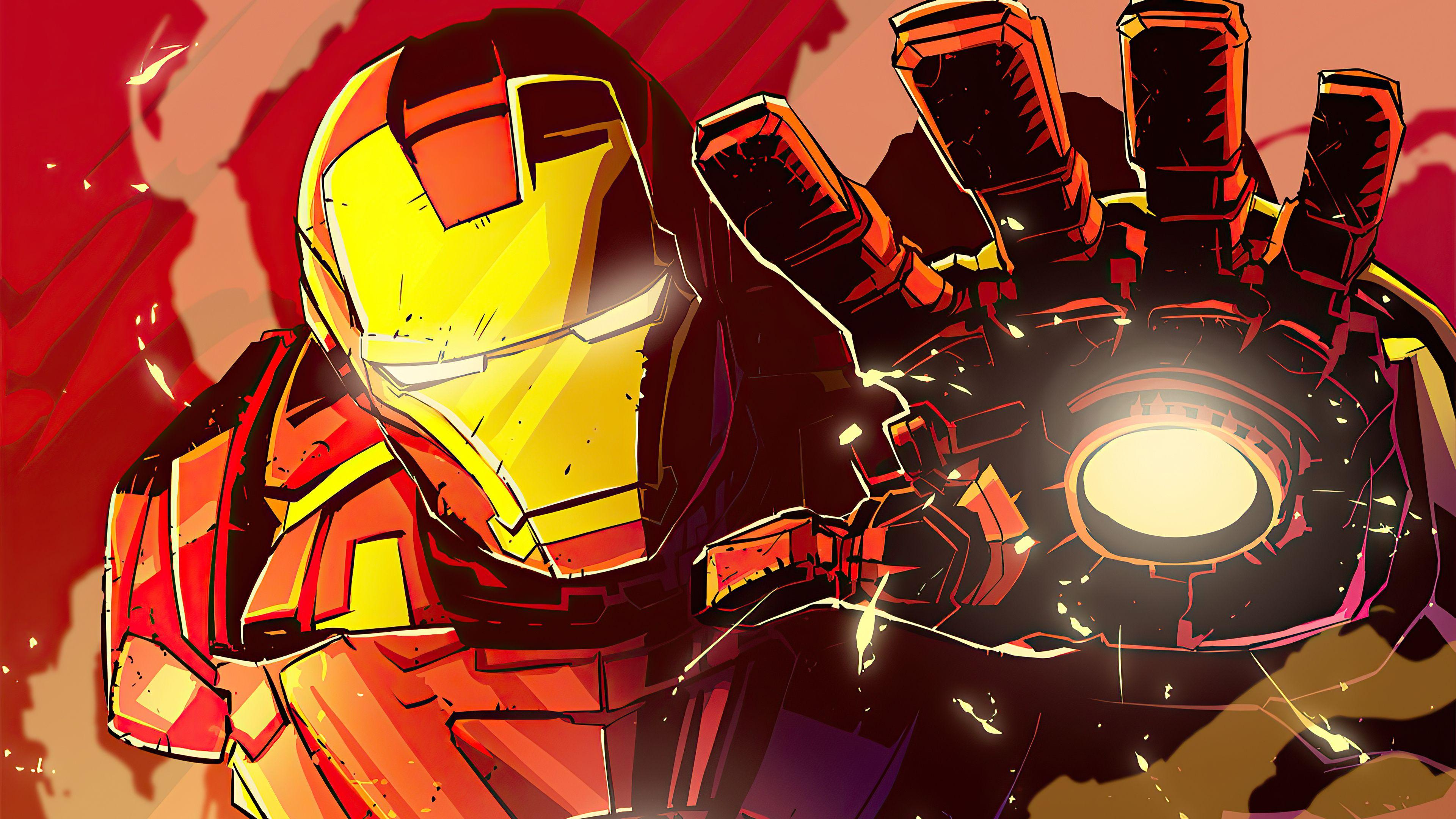 3840x2160 Iron Man New Illustration Wallpaper, HD Superheroes 4K Wallpaper, Image, Photo and Background