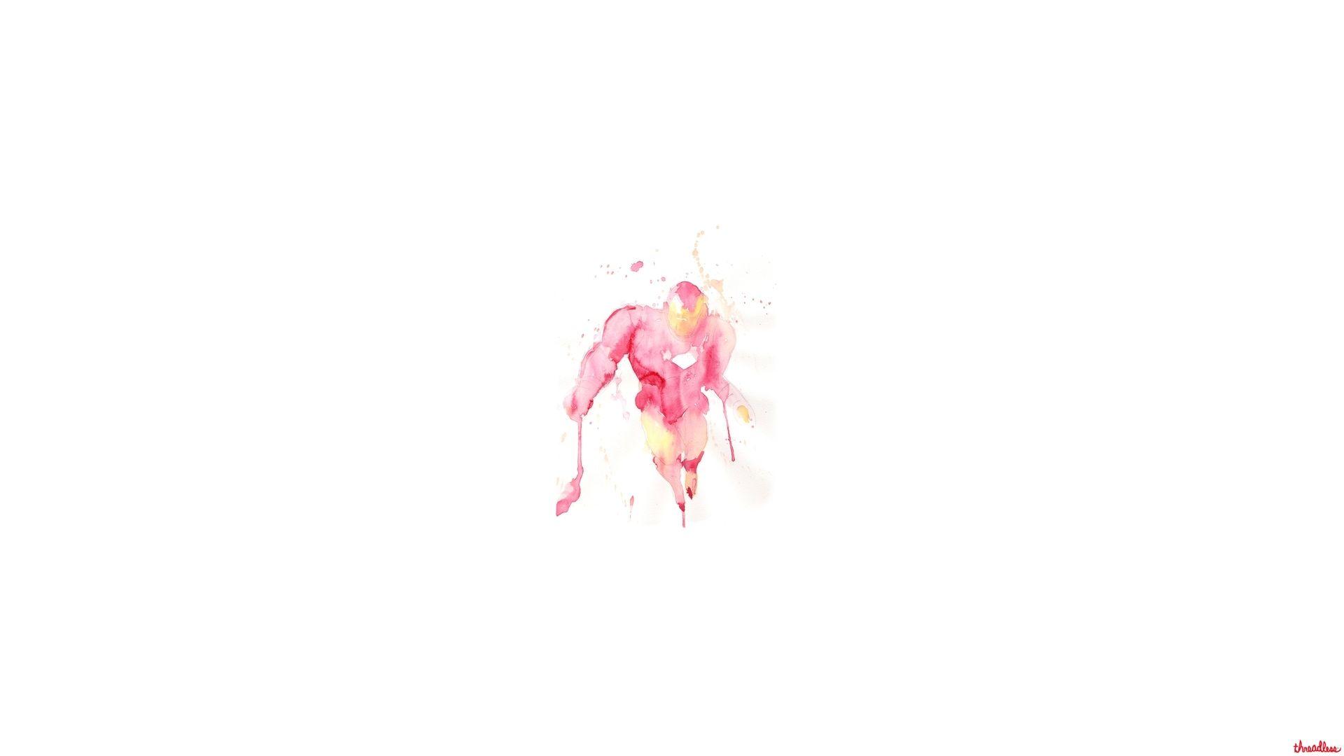 1920x1080 Minimalist Iron Man Wallpaper