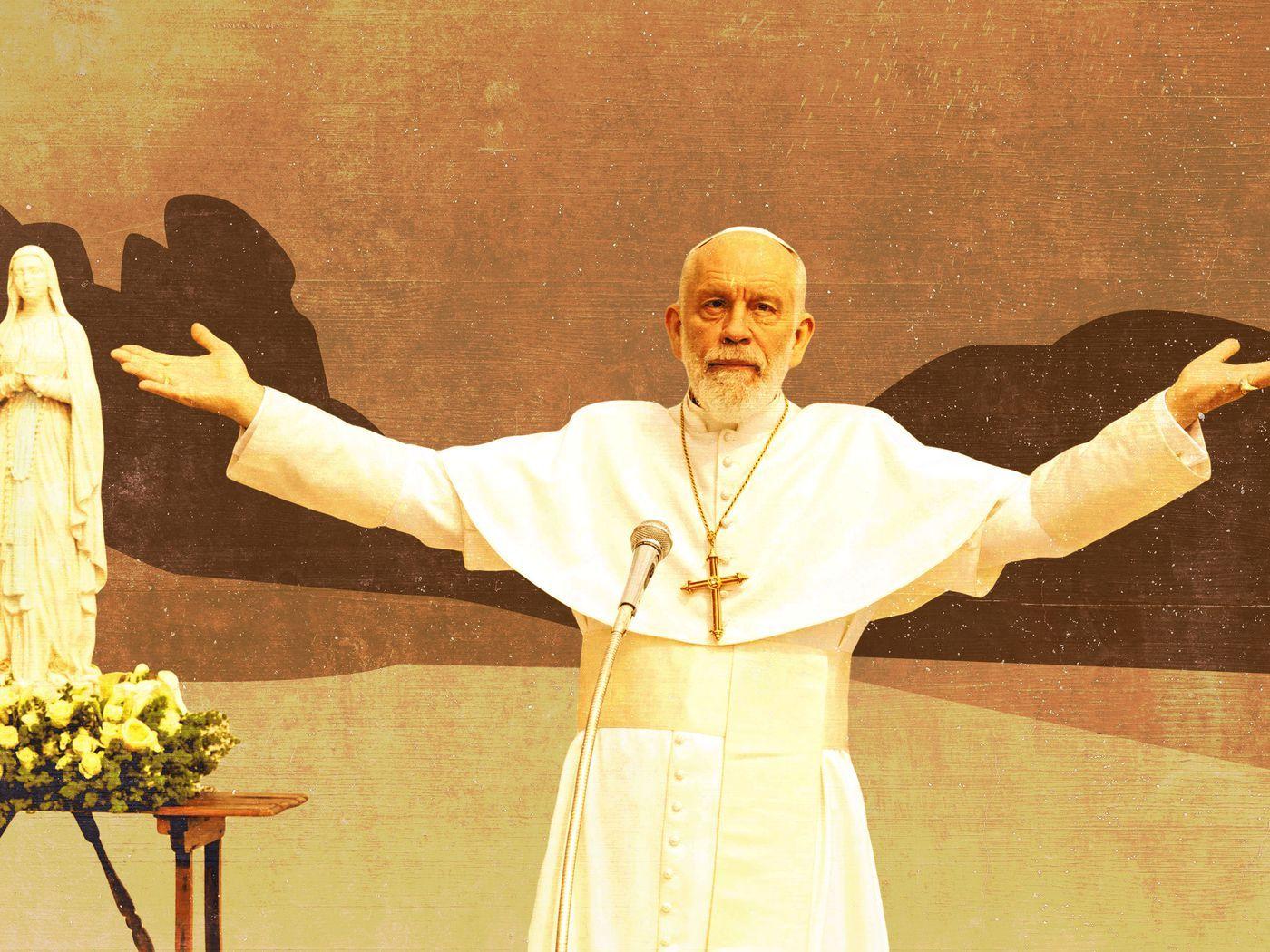 1400x1050 The Young Pope Sighed and Flipped 'The New Pope' on Its Head