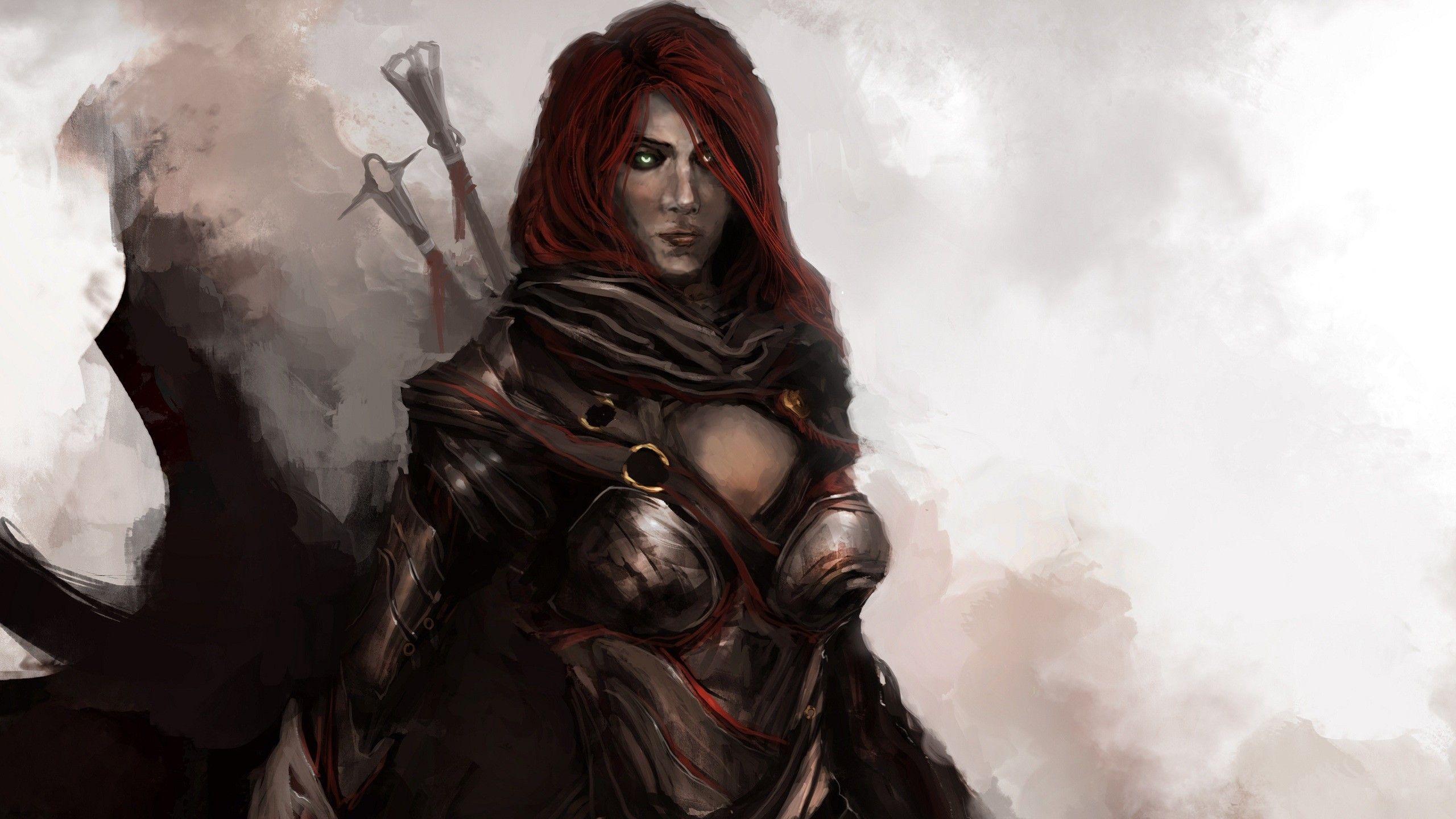2560x1440 Black Widow Wallpaper