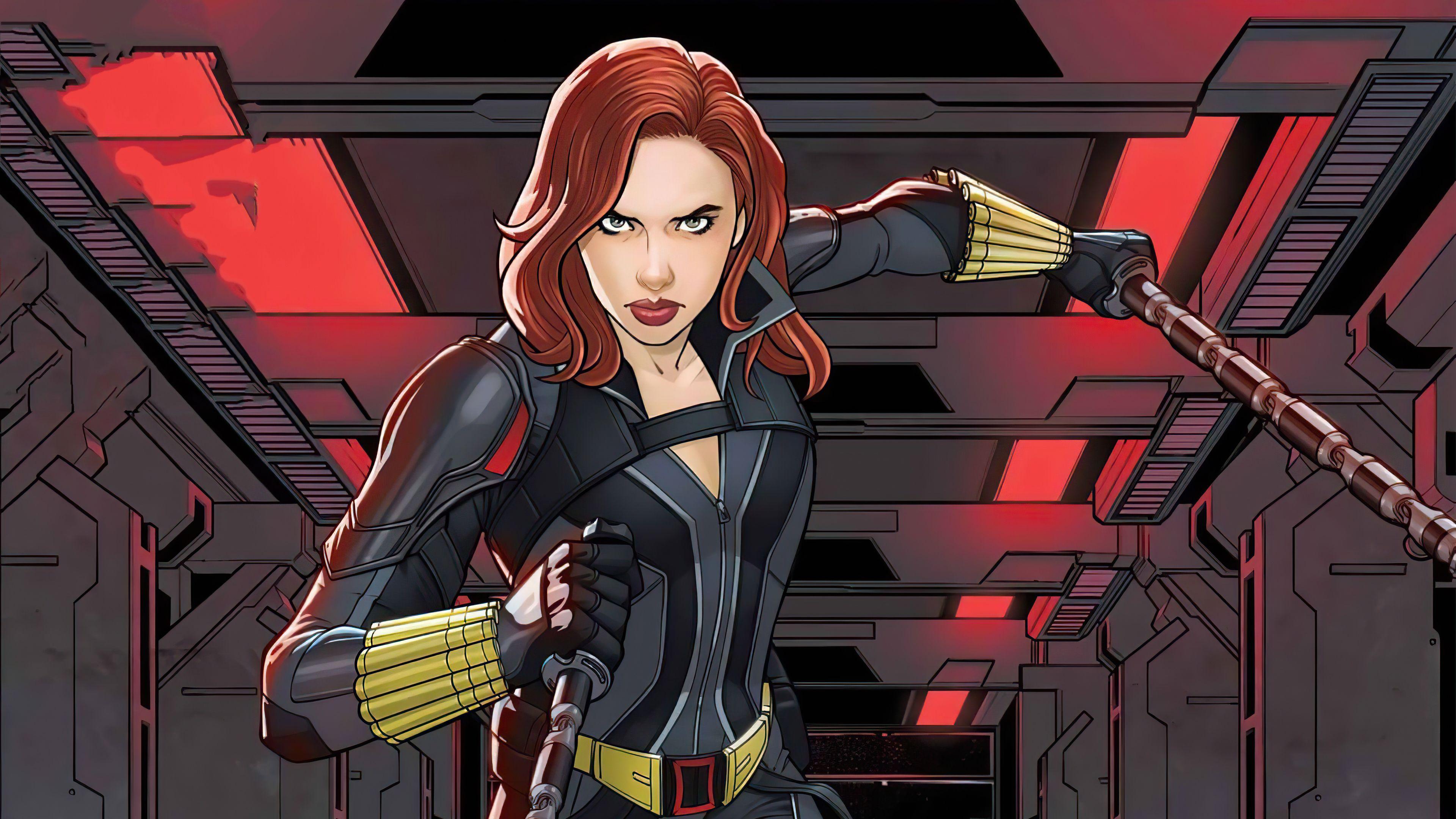 3840x2160 Black Widow 2020 Comic Poster, HD Superheroes, 4k Wallpaper, Image, Background, Photo and Picture