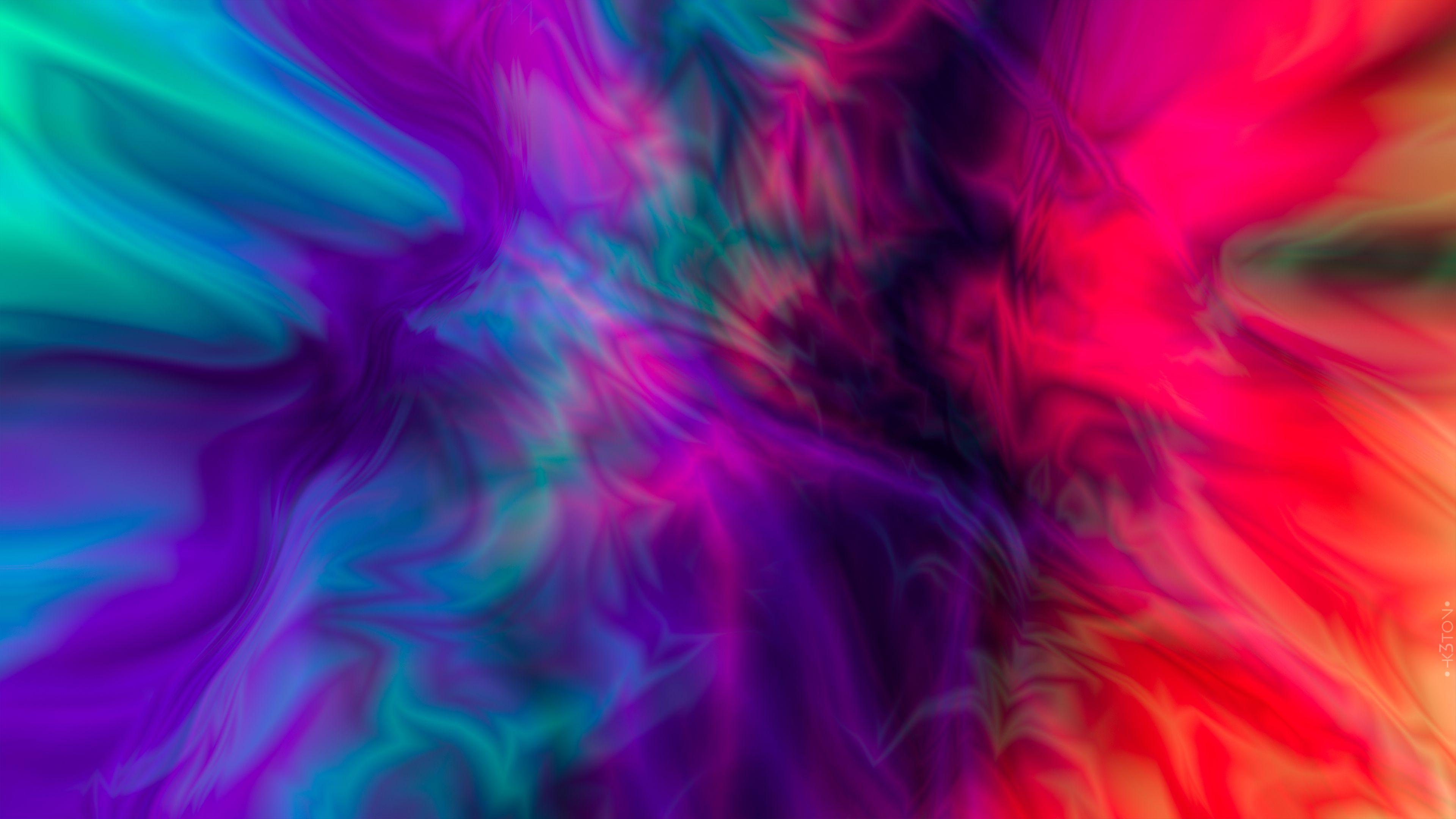 3840x2160 Smoke colors mixed Wallpaper 4k Ultra HD