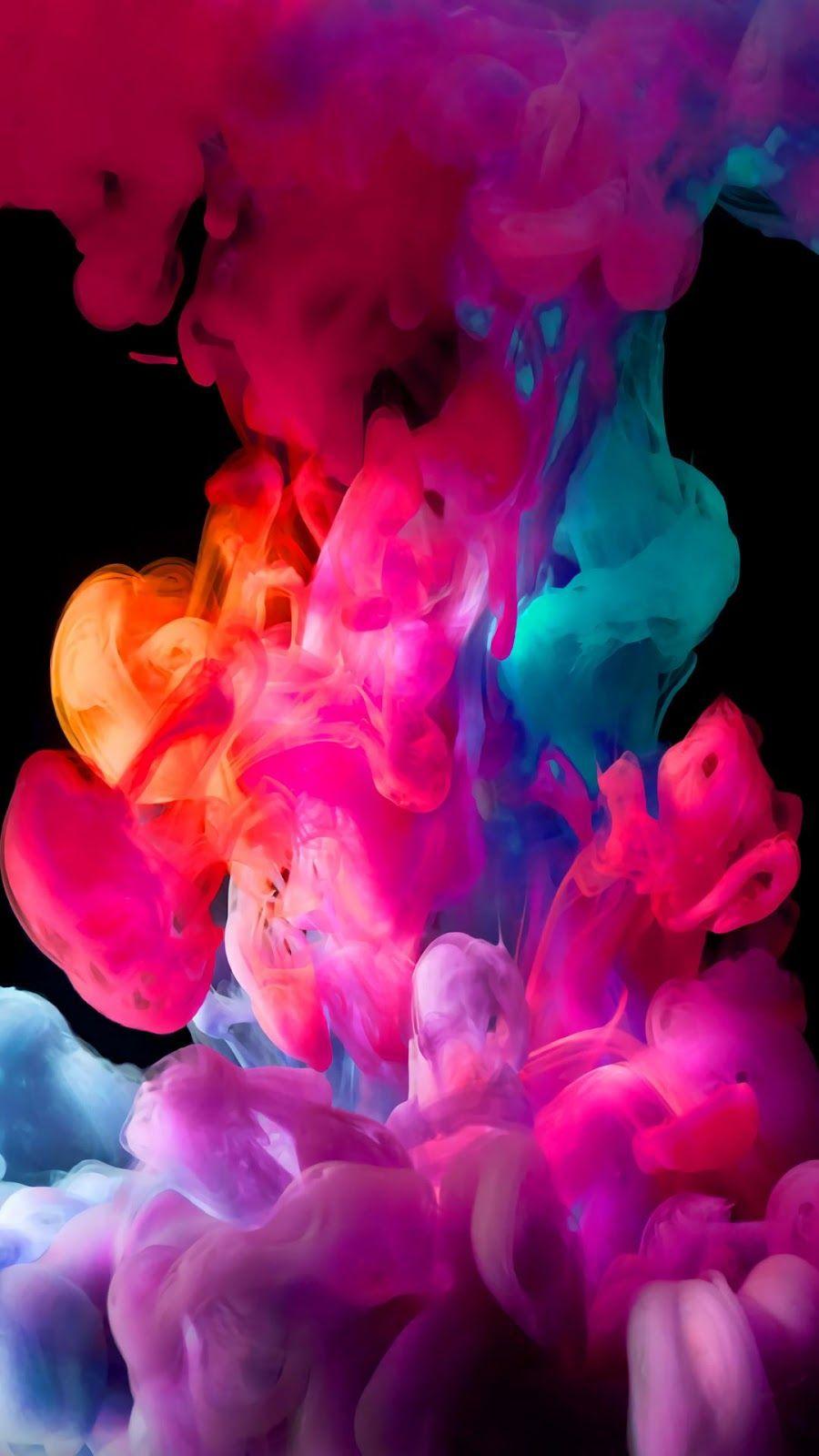 900x1600 Colorful Smoke HD Mobile Wallpaper. Smoke wallpaper, iPhone wallpaper smoke, Colorful wallpaper