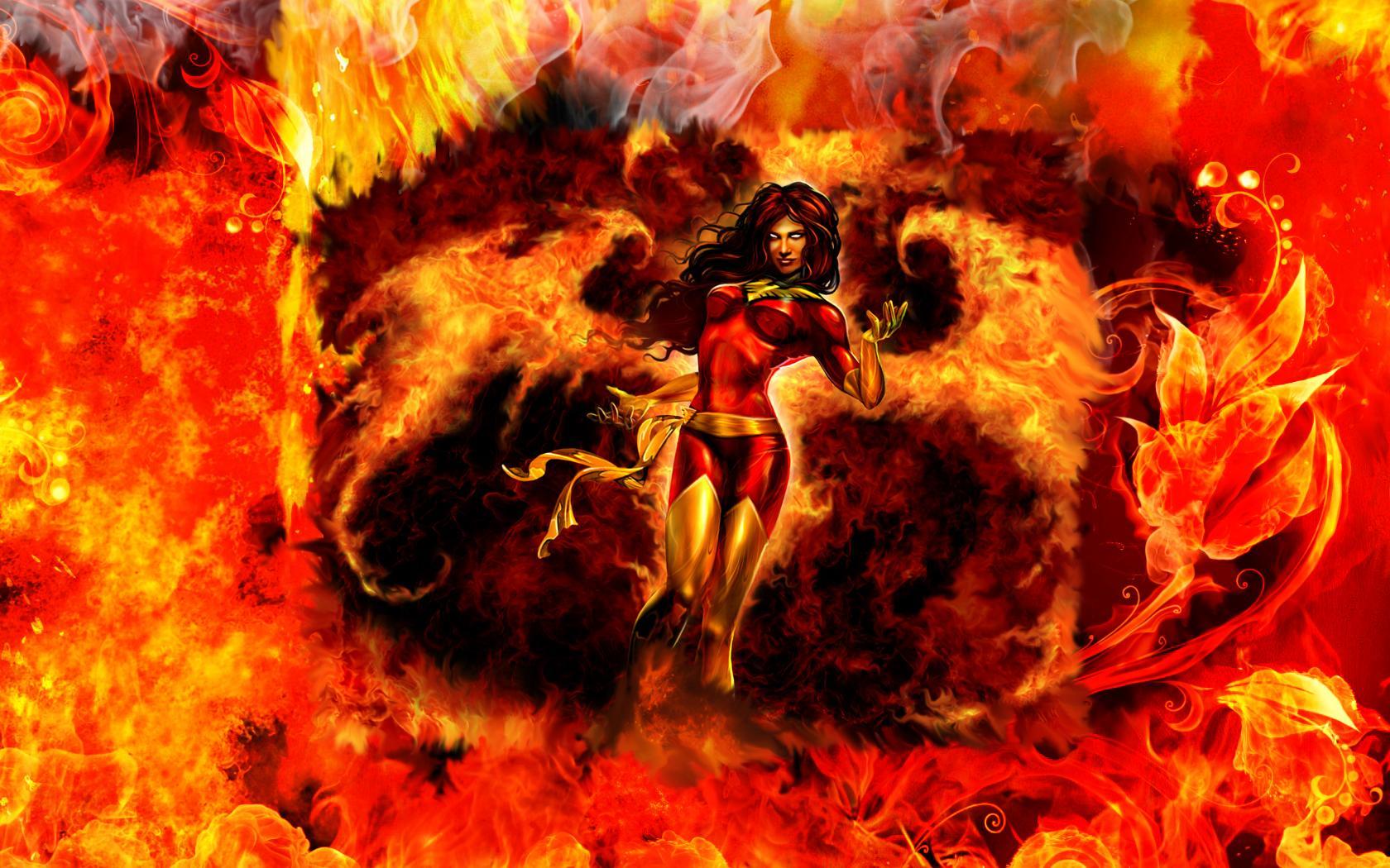 1680x1050 Phoenix Wallpaper Wide : Animals Wallpaper Timmatic Wallpaper Girl And Phoenix x Fantasy Fairy Dragon 1680x1050