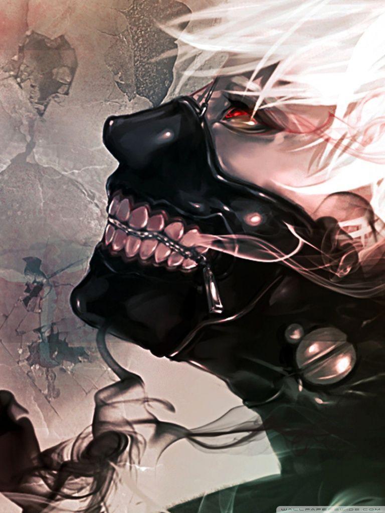 768x1024 4k Ultra HD Tokyo Ghoul Wallpaper Of Anime