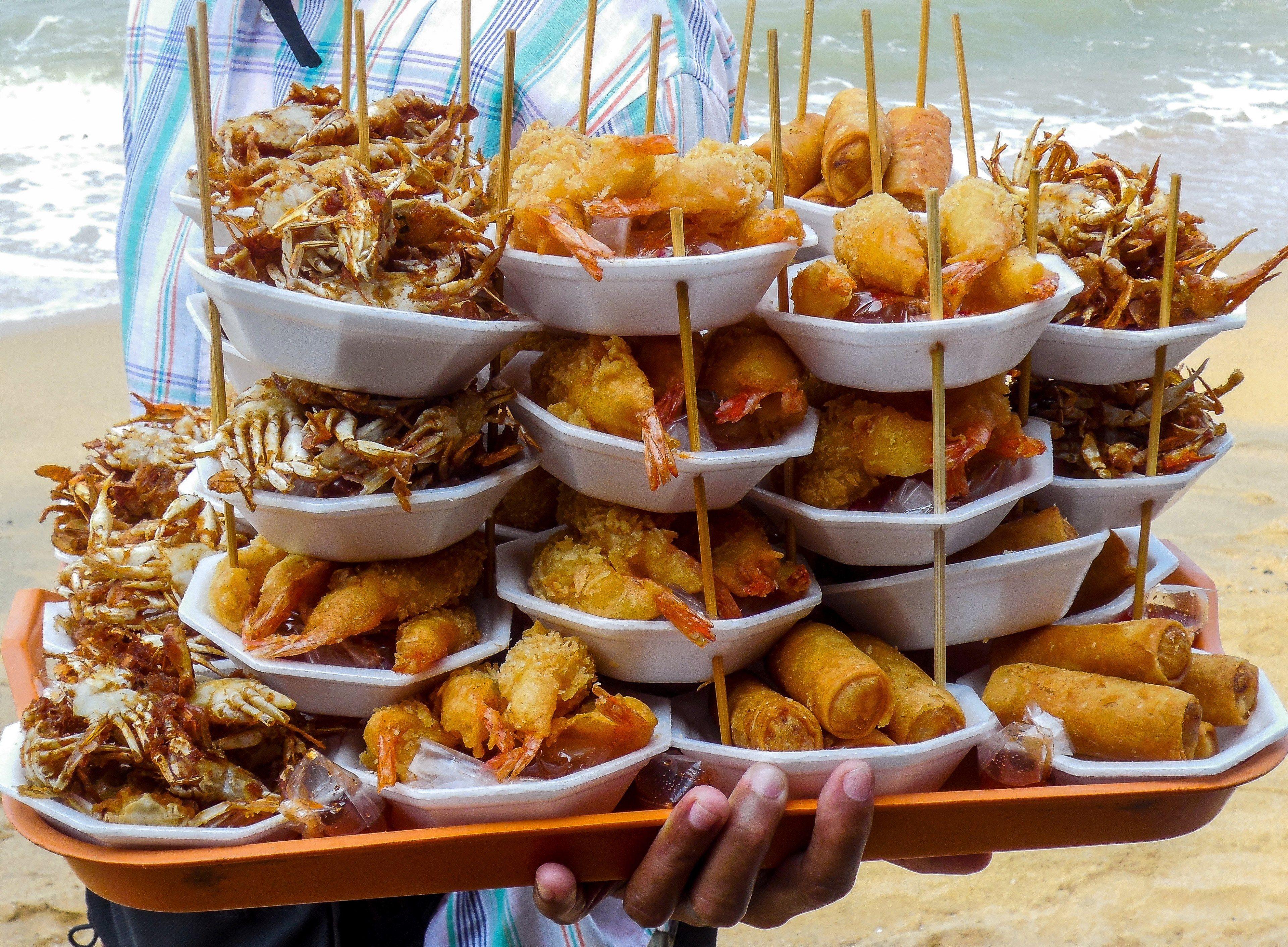 3840x2824 Wallpaper / beach vendor thailand thailand and thai food HD 4k wallpaper
