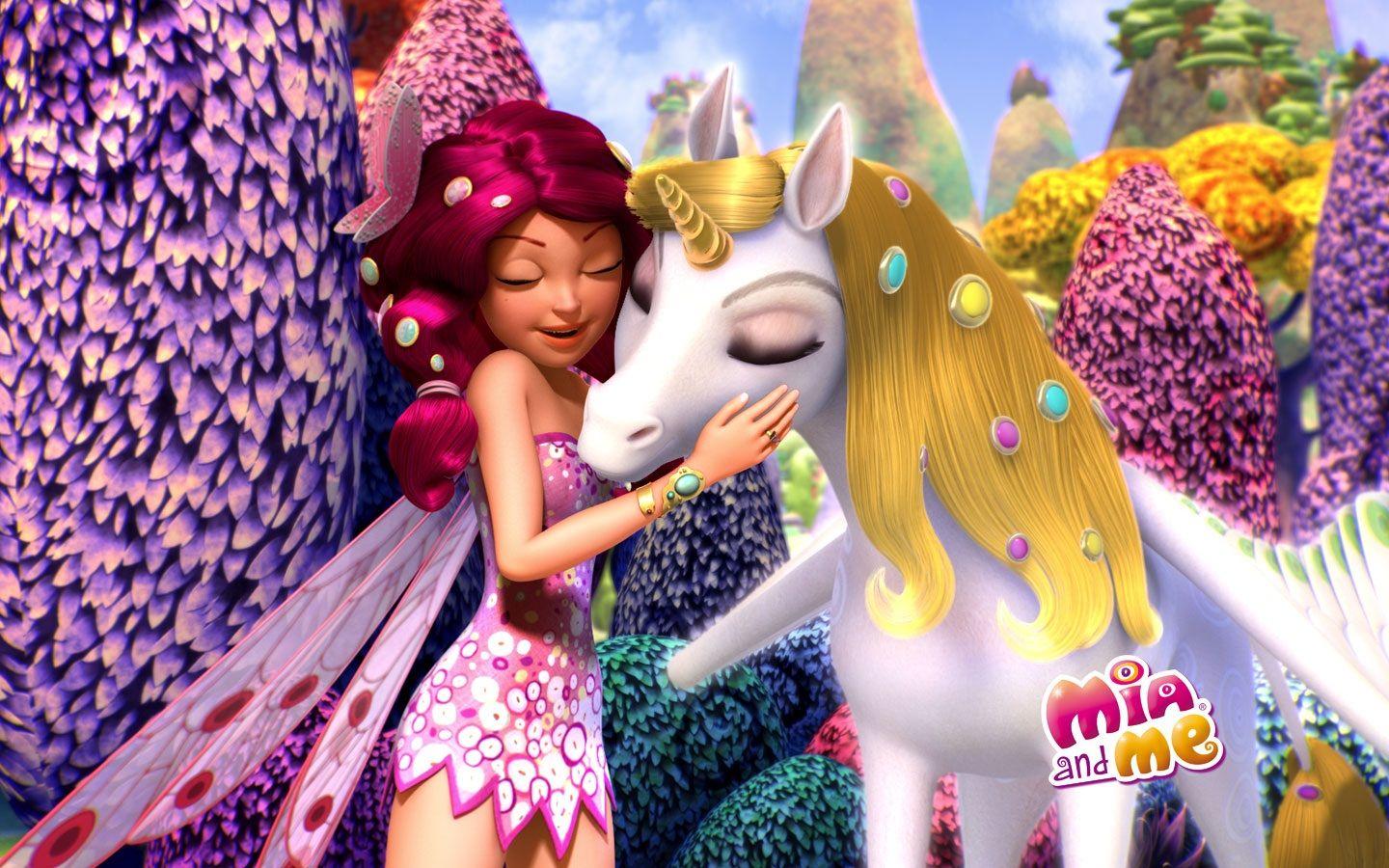 1440x900 Mia And Me Queen Unicorn And Jessowey Wallpaper
