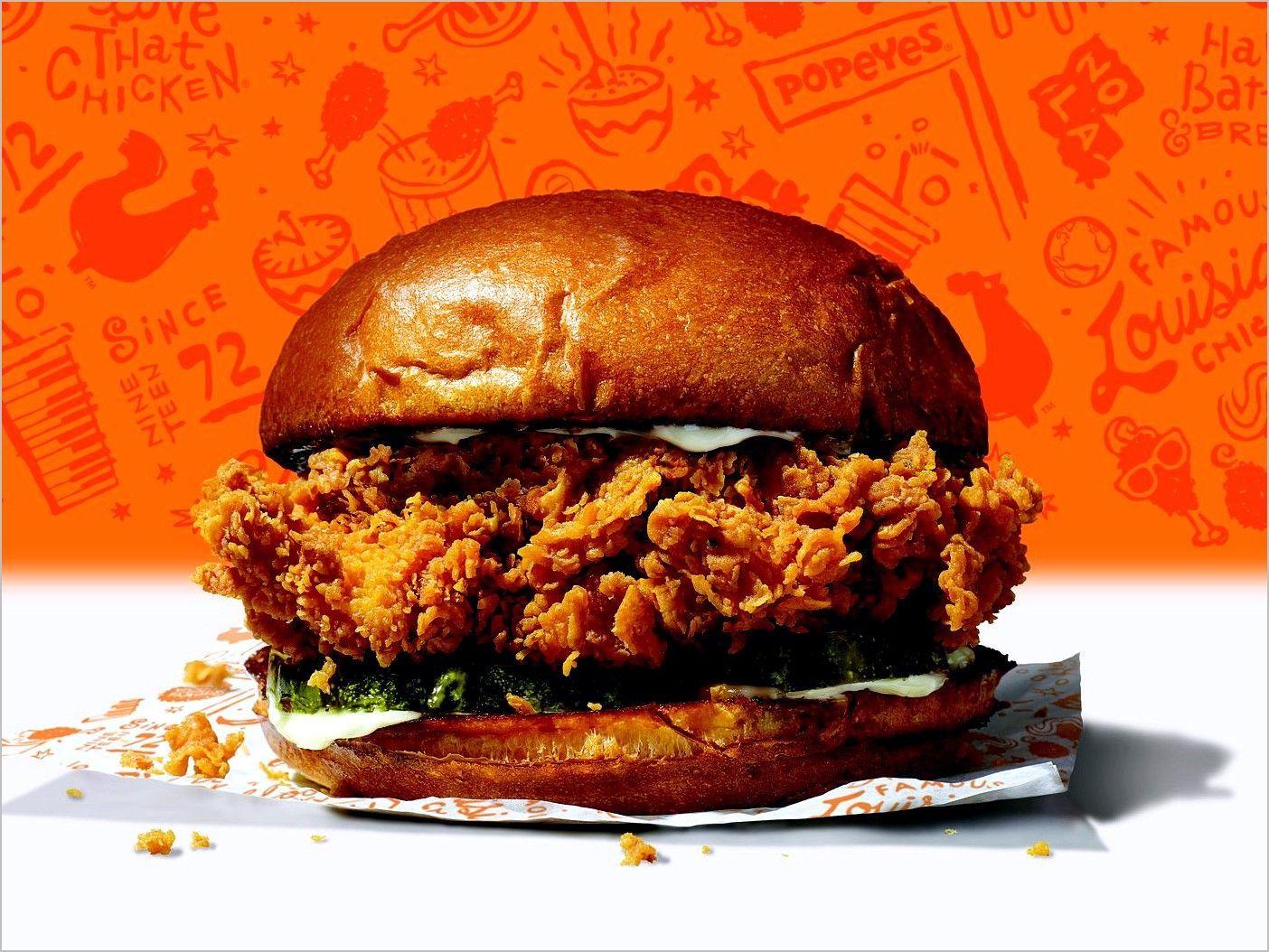 1404x1054 The Great American Hamburger Wallpaper 4k. Food, Popeyes chicken, Chicken sandwich recipes