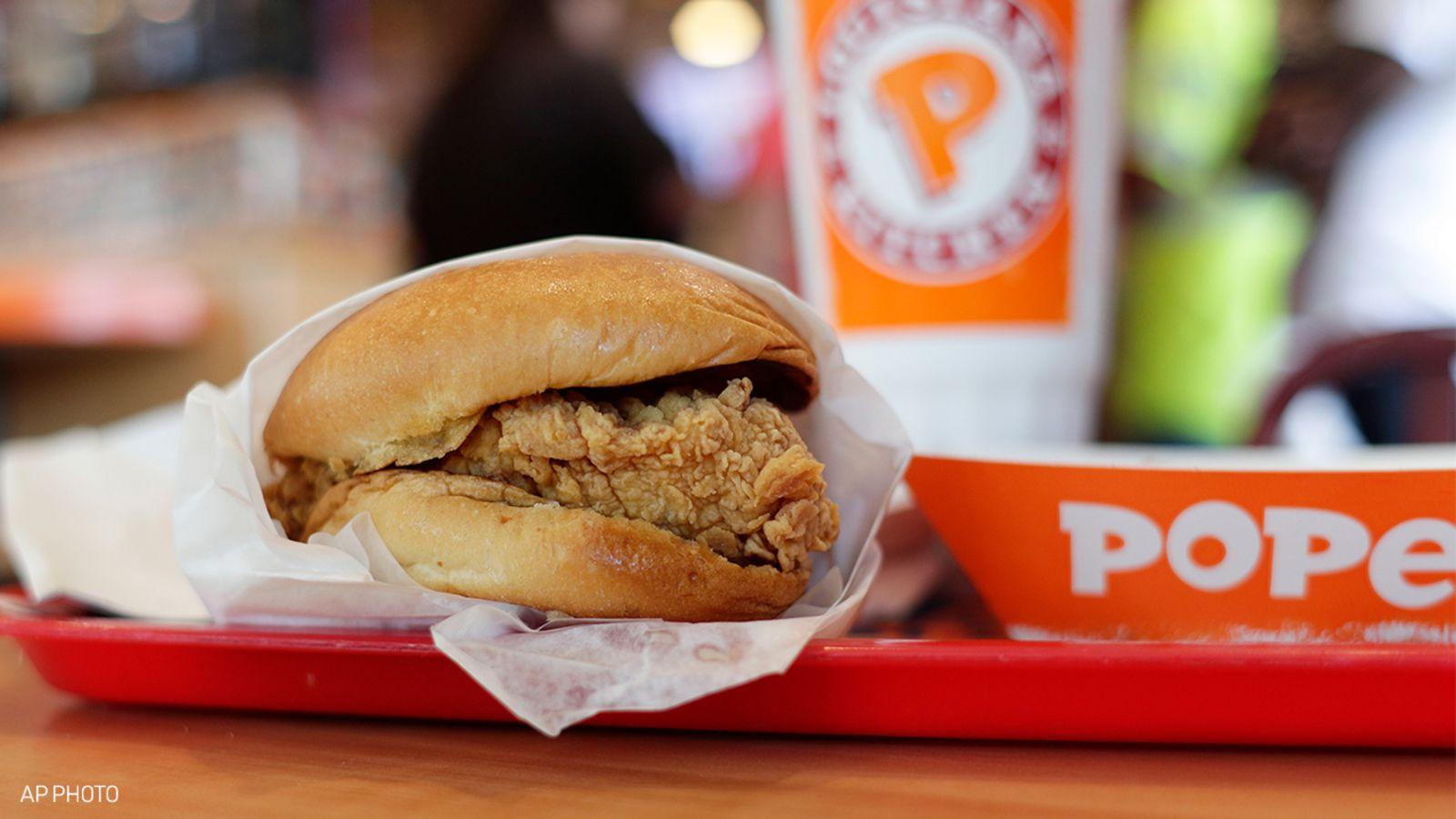1600x900 Fast food chain Popeyes marks 1 year since launch of popular fried chicken sandwich