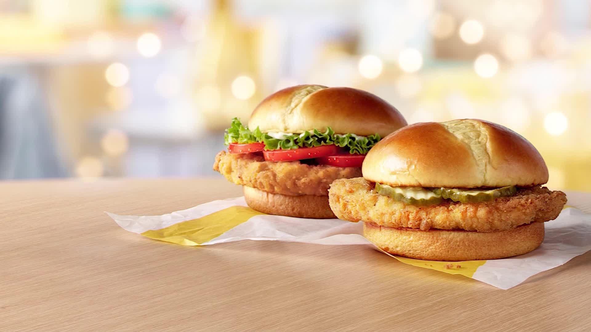 1920x1080 McDonald's testing out a fried chicken sandwich